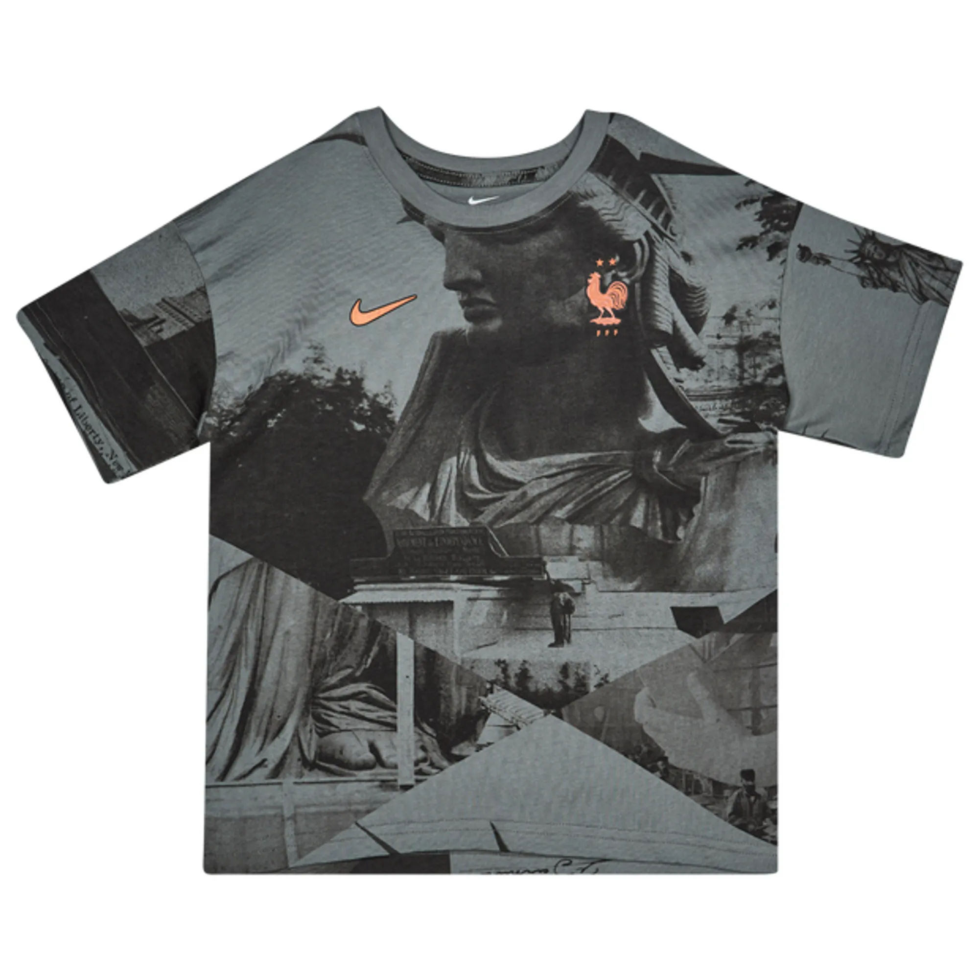 Nike Fff Aop Kid's T-Shirts - Grey