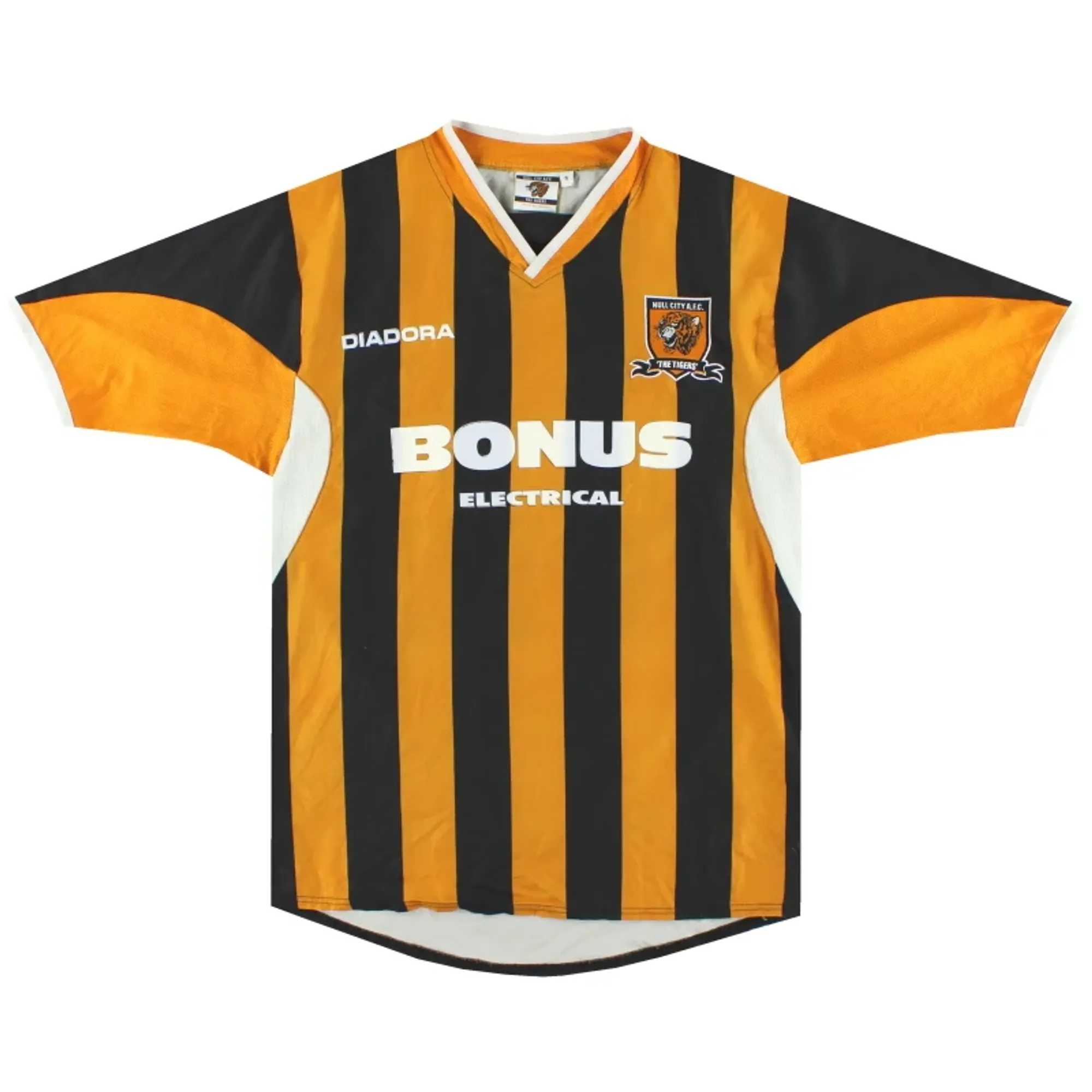 2005-06 Hull City Diadora Home Shirt L - Hull City / Excellent 