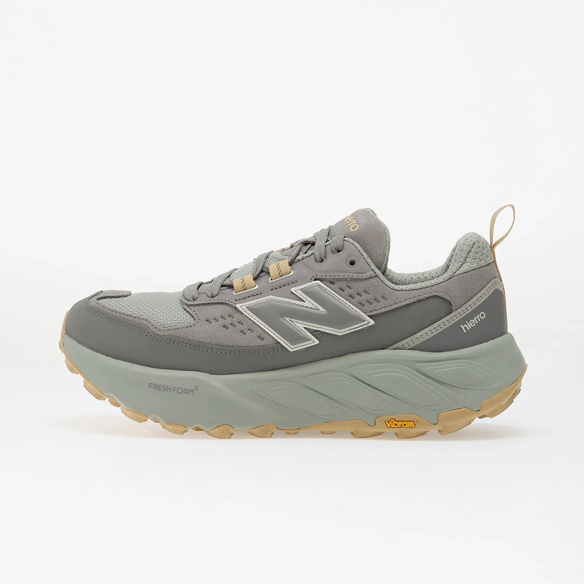 New Balance Men's Hierro Trek in Grey Suede/Mesh