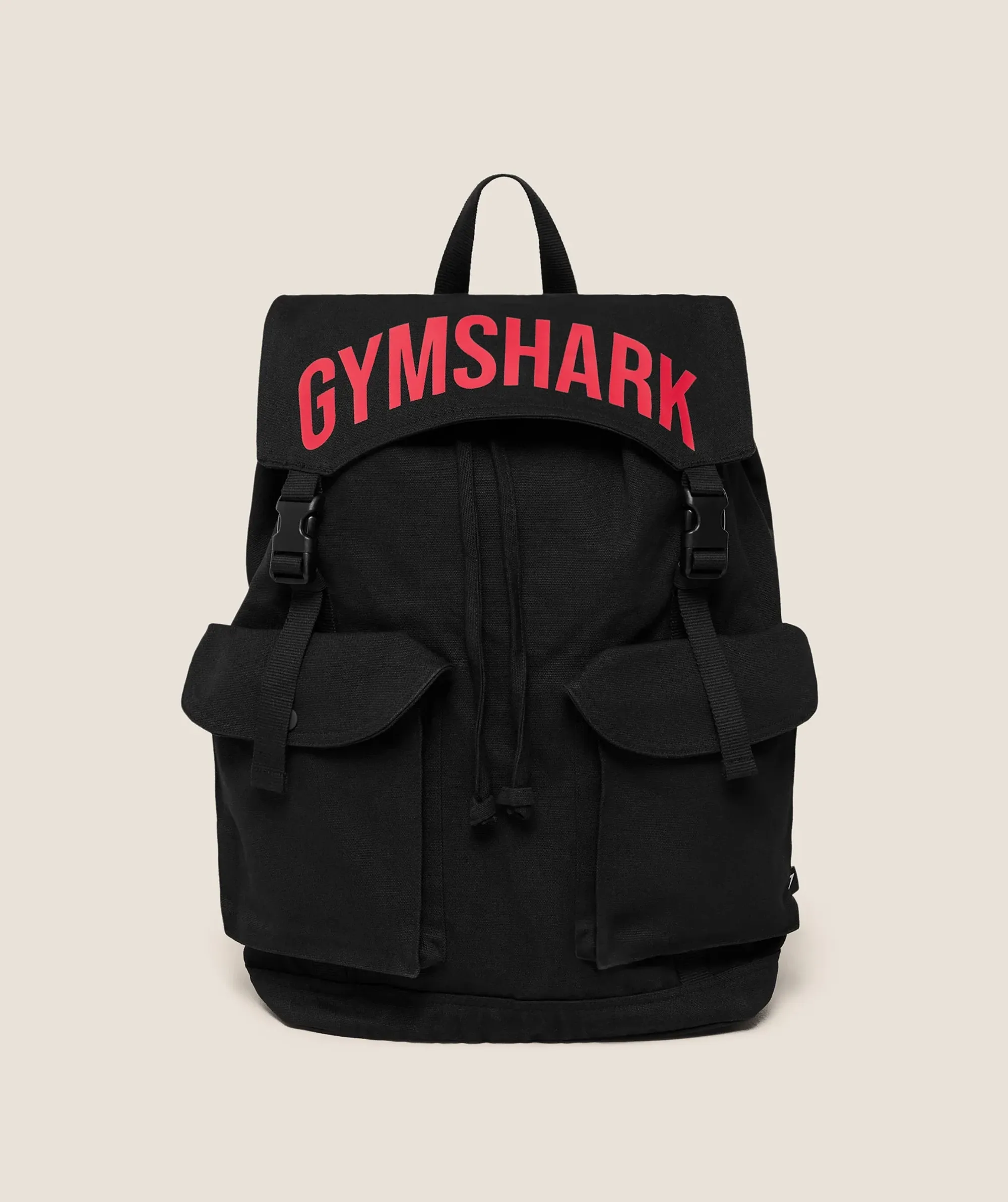 Gymshark Power Backpack - Black/Conditioning Red
