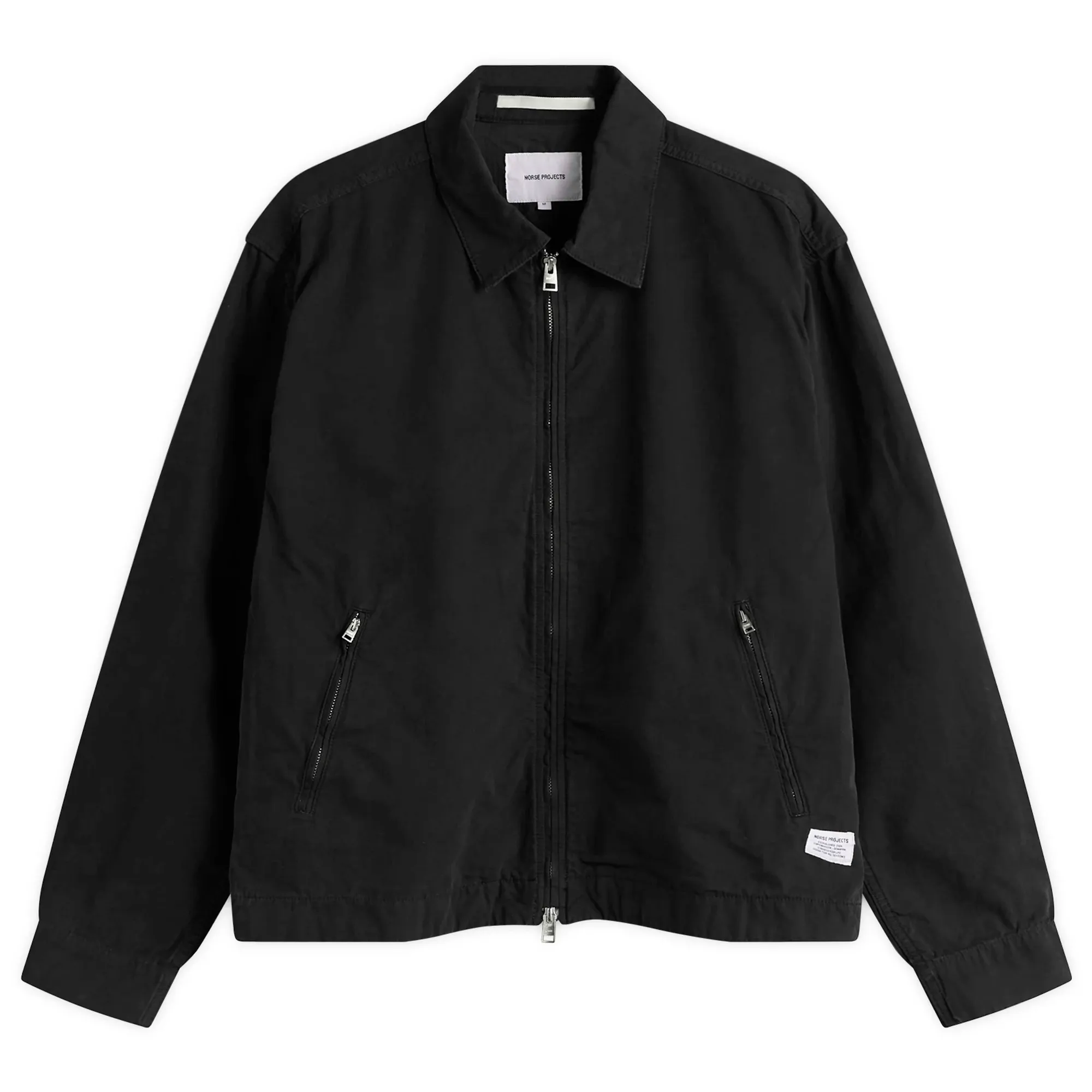 Norse Projects Men's Raabjerg Canvas Jacket Black
