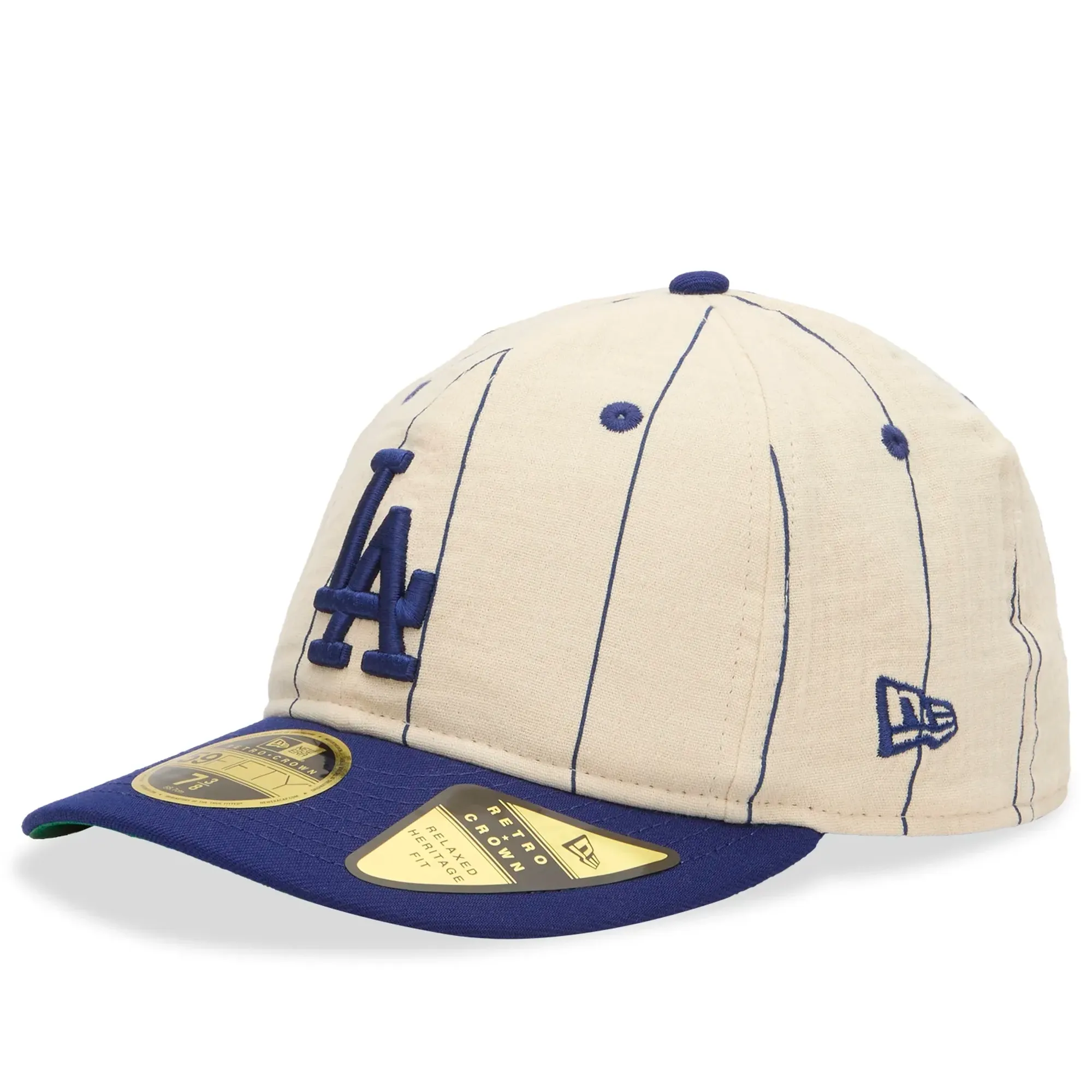 New Era LA Dodgers Linen 59Fifty Cap Navy