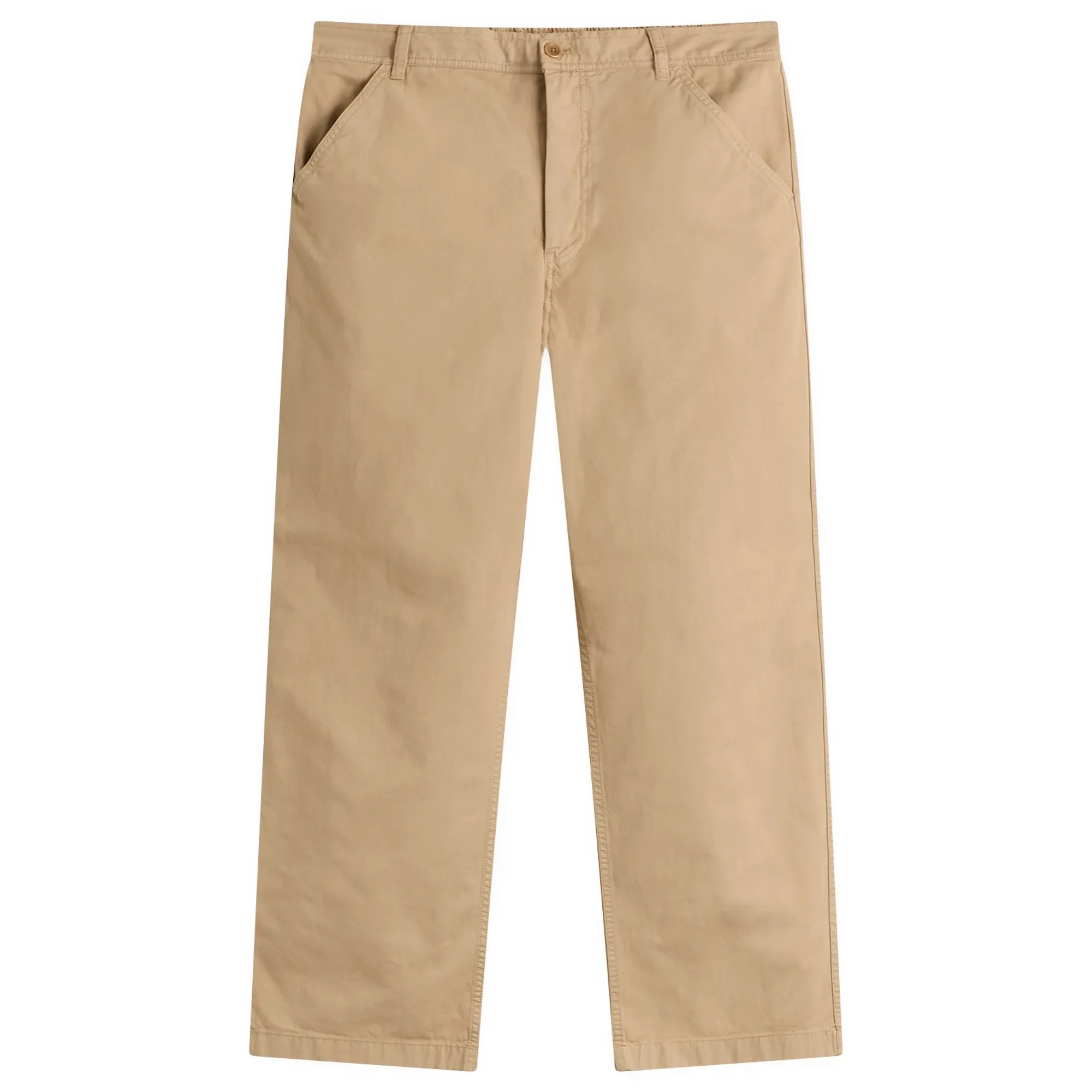 Norse Projects Men's Kvitfjell Relaxed Cotton Twill Pants Walnut