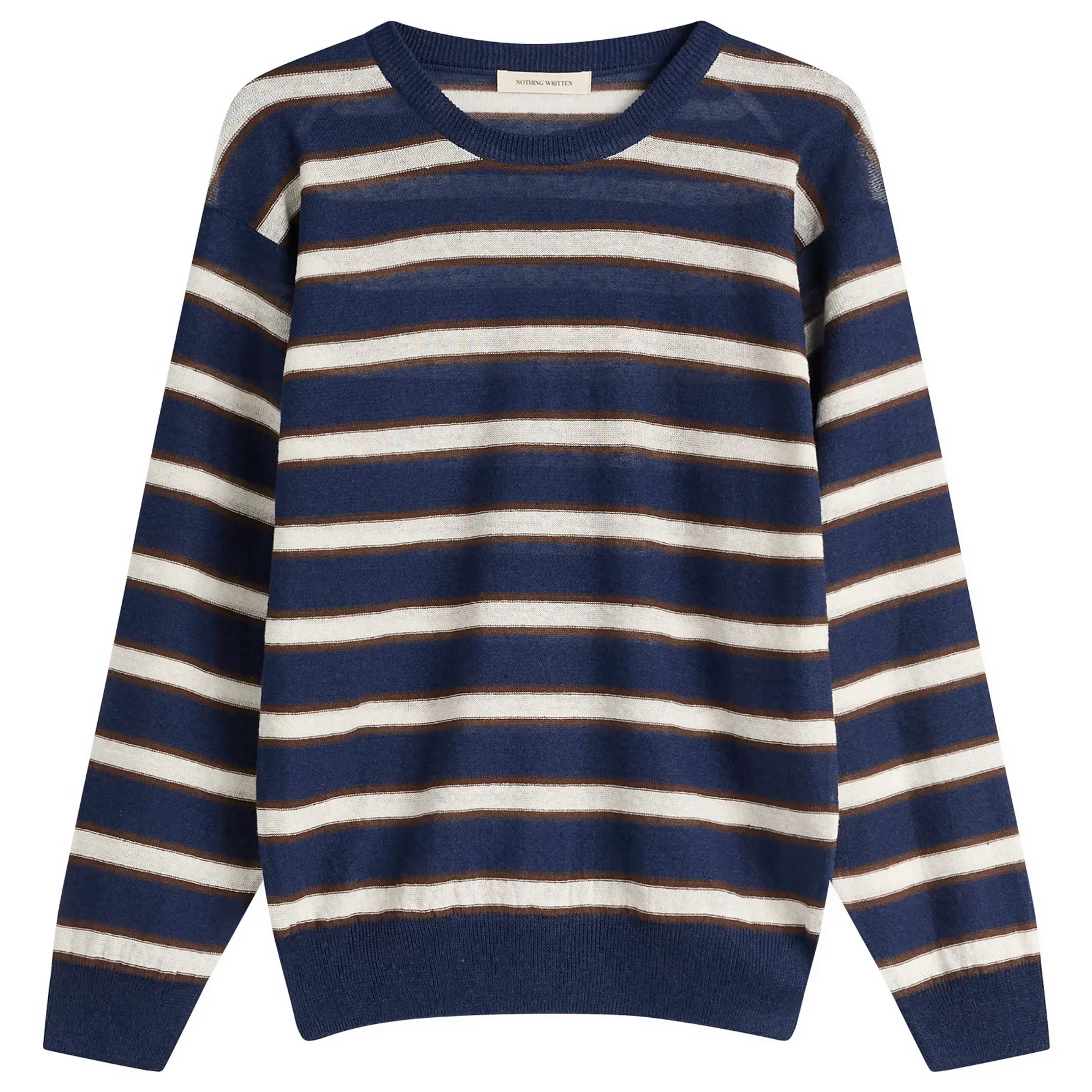 Nothing Written Women's Stripe Jumper Dark Navy