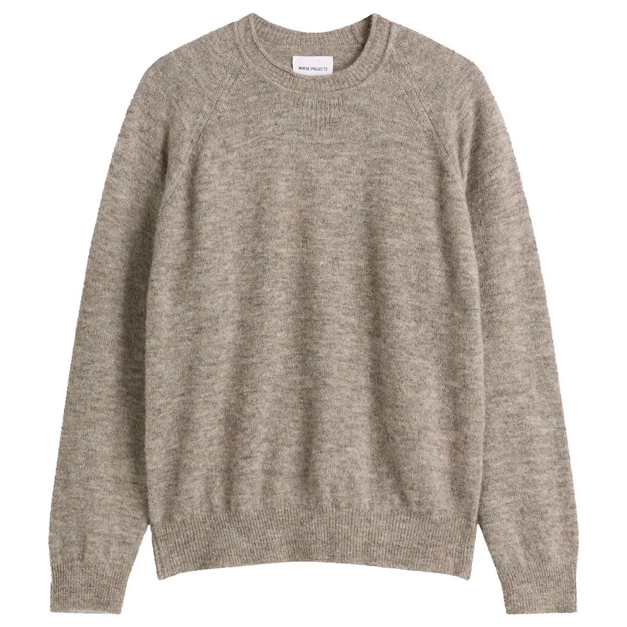 Norse Projects Men's Skogafoss Baby Alpaca Jumper Walnut