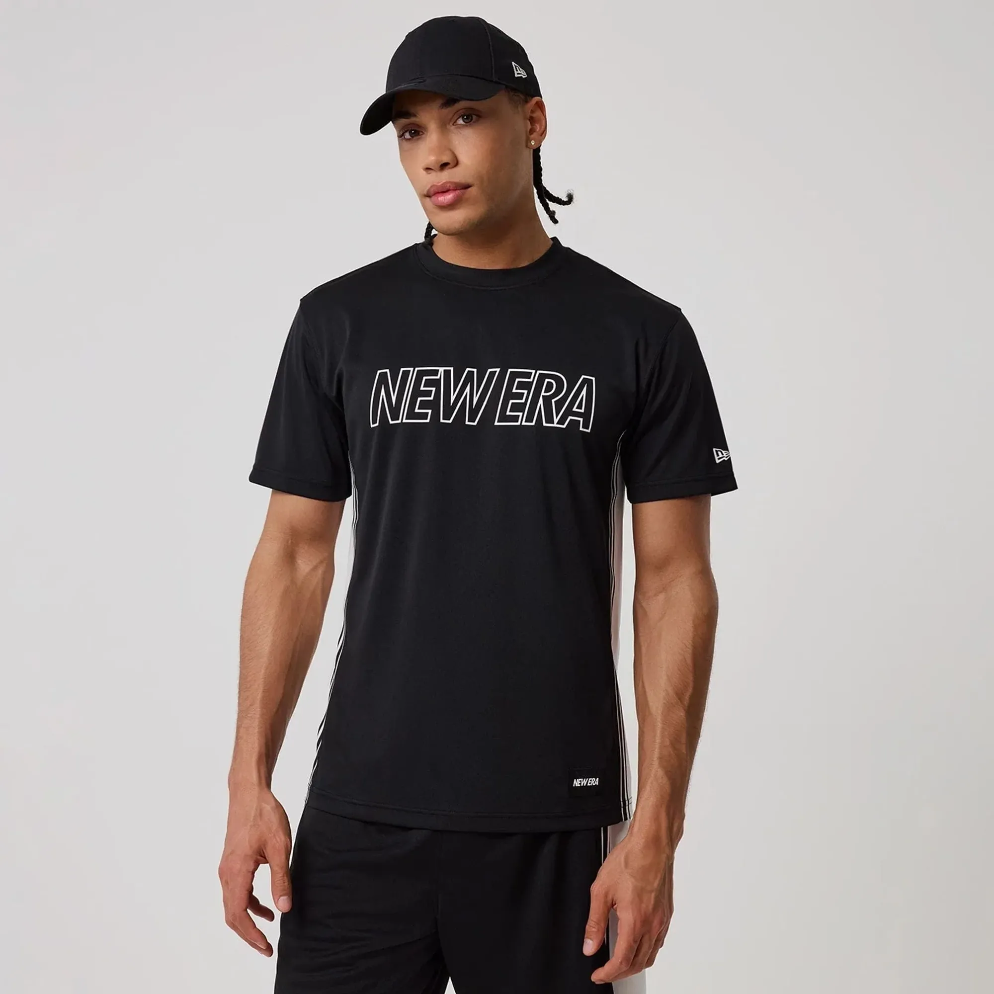 New Era Mesh Black T-Shirt adult unisex