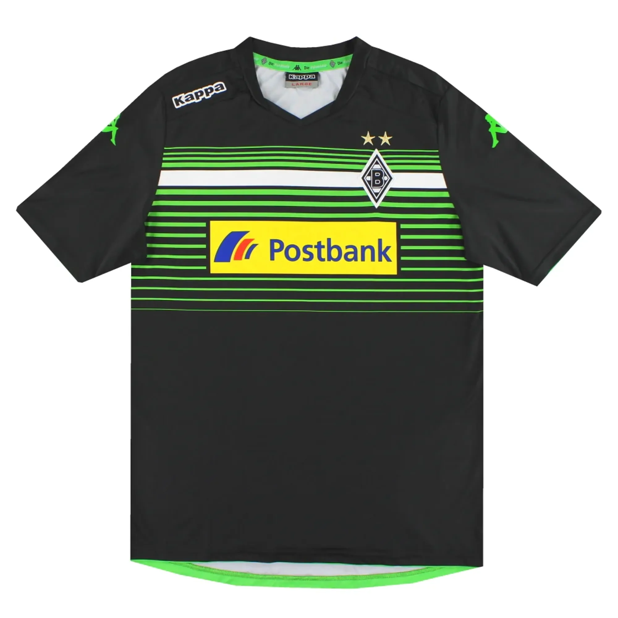 2014-15 Borussia Monchengladbach Kappa Fourth Shirt L - Other German Clubs / Excellent 