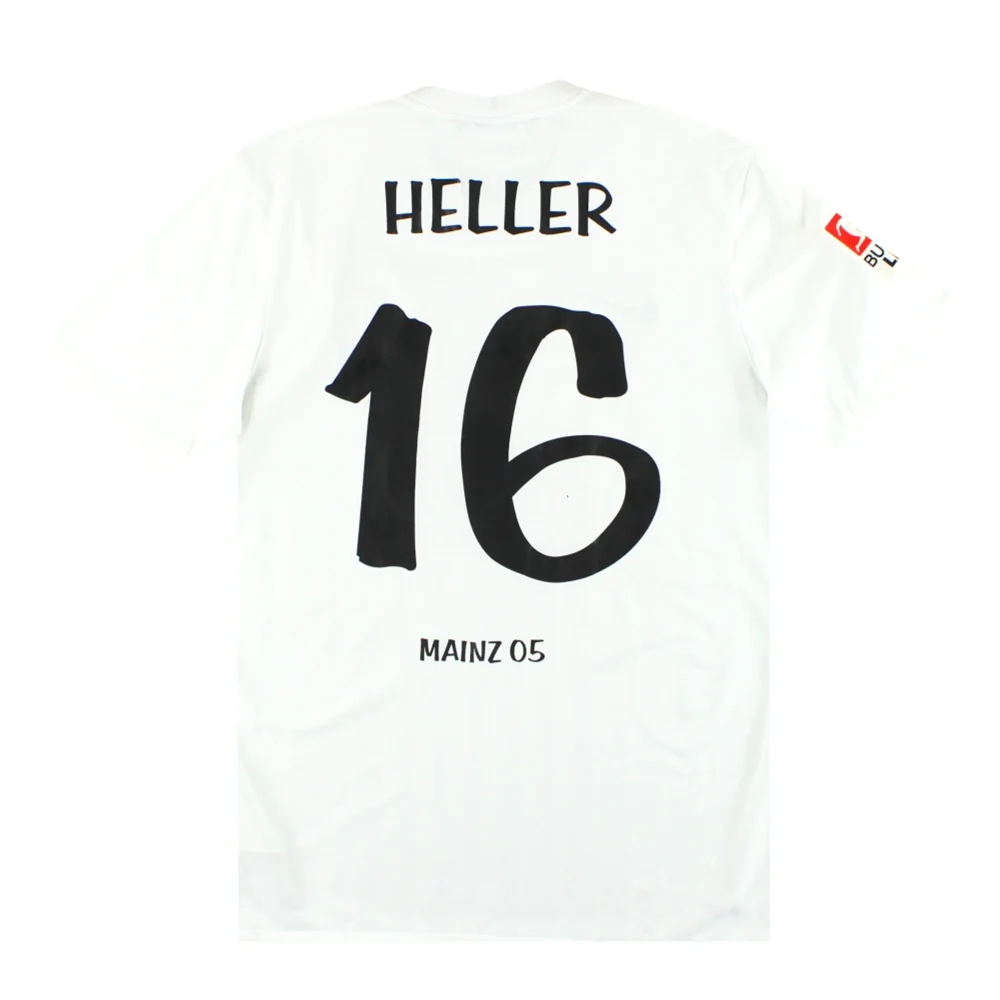 2011-12 FSV Mainz Nike Away Shirt Heller #16 M - Other German Clubs / Excellent 