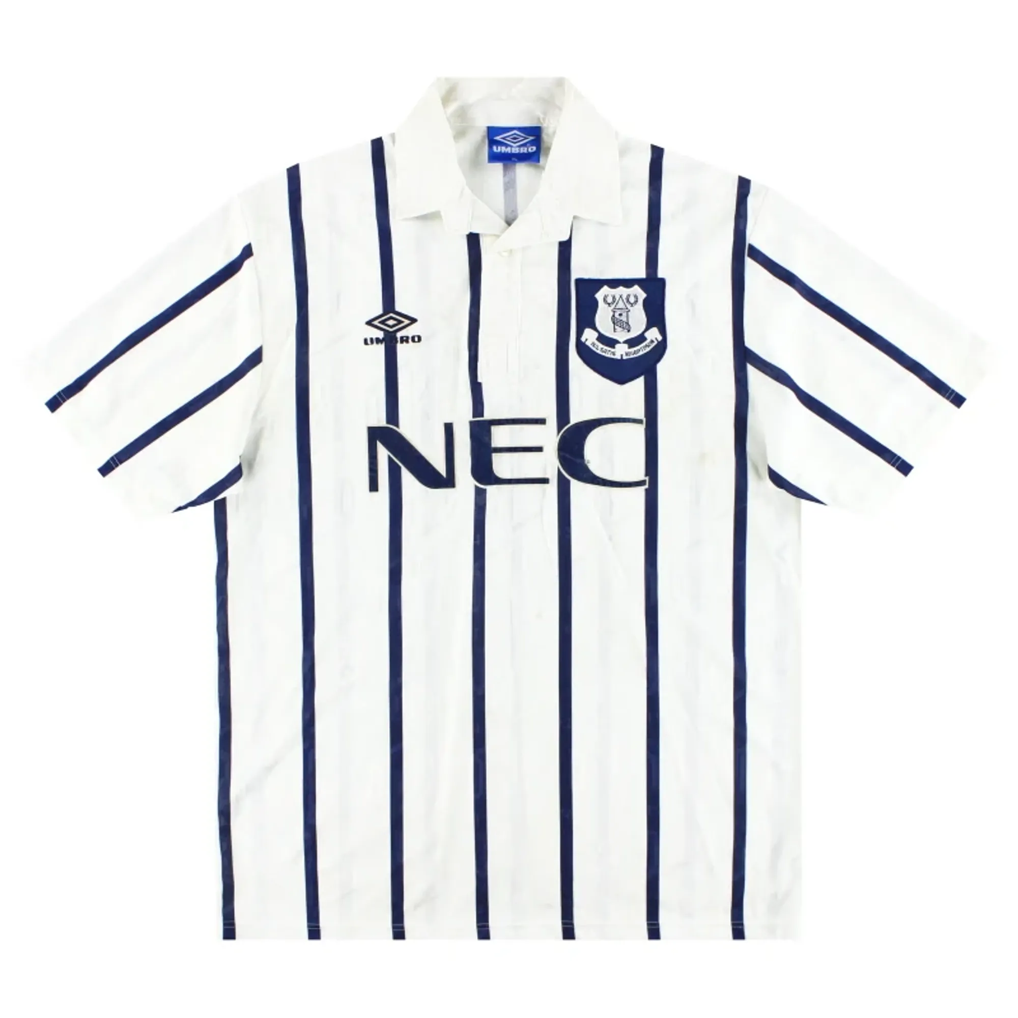1993-94 Everton Umbro Third Shirt L - Everton / Excellent 