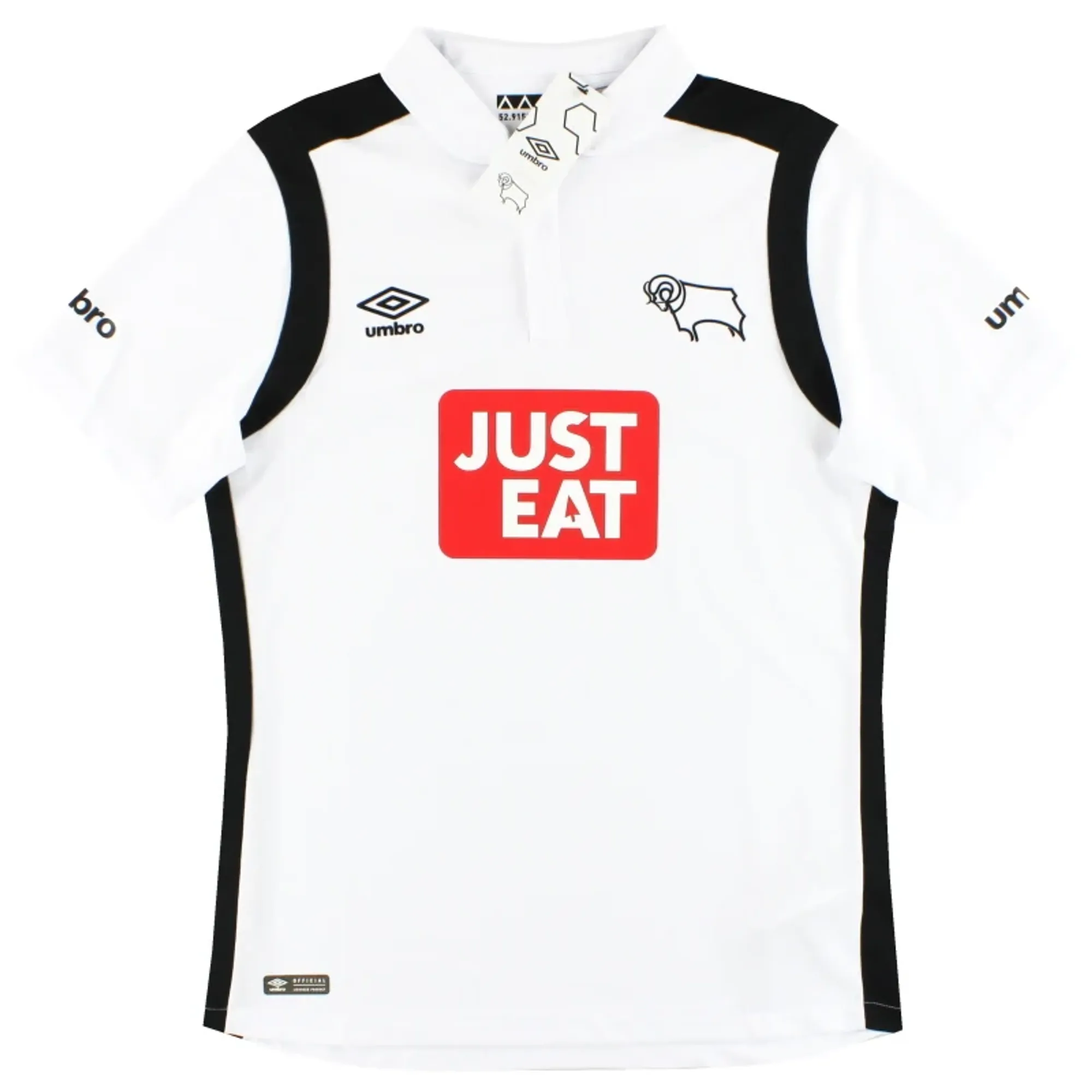 2016-17 Derby County Umbro Home Shirt *w/tags* M - Derby County / w/tags 