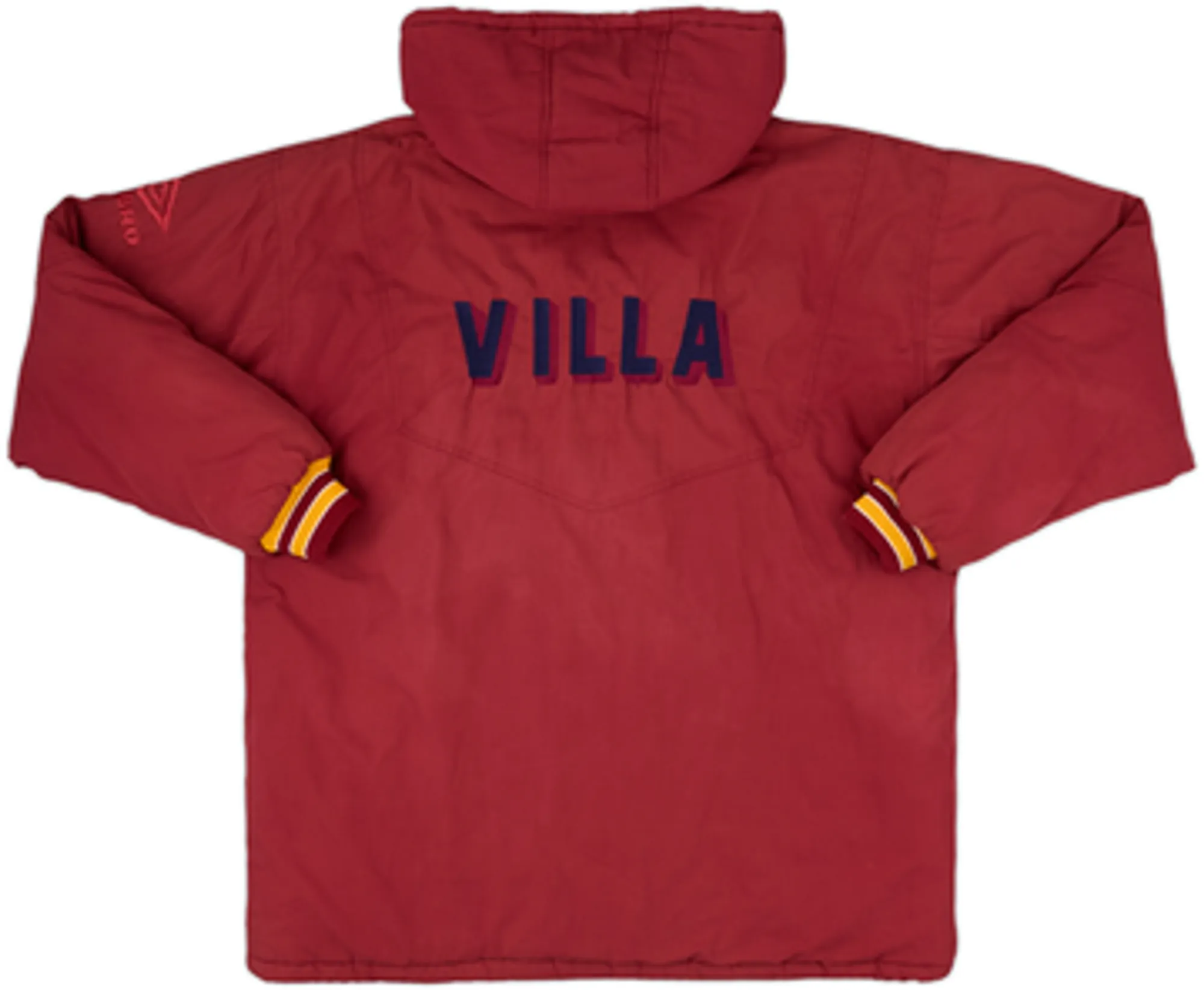 1992-93 Aston Villa Umbro Padded Bench Coat - 7/10 - (L)