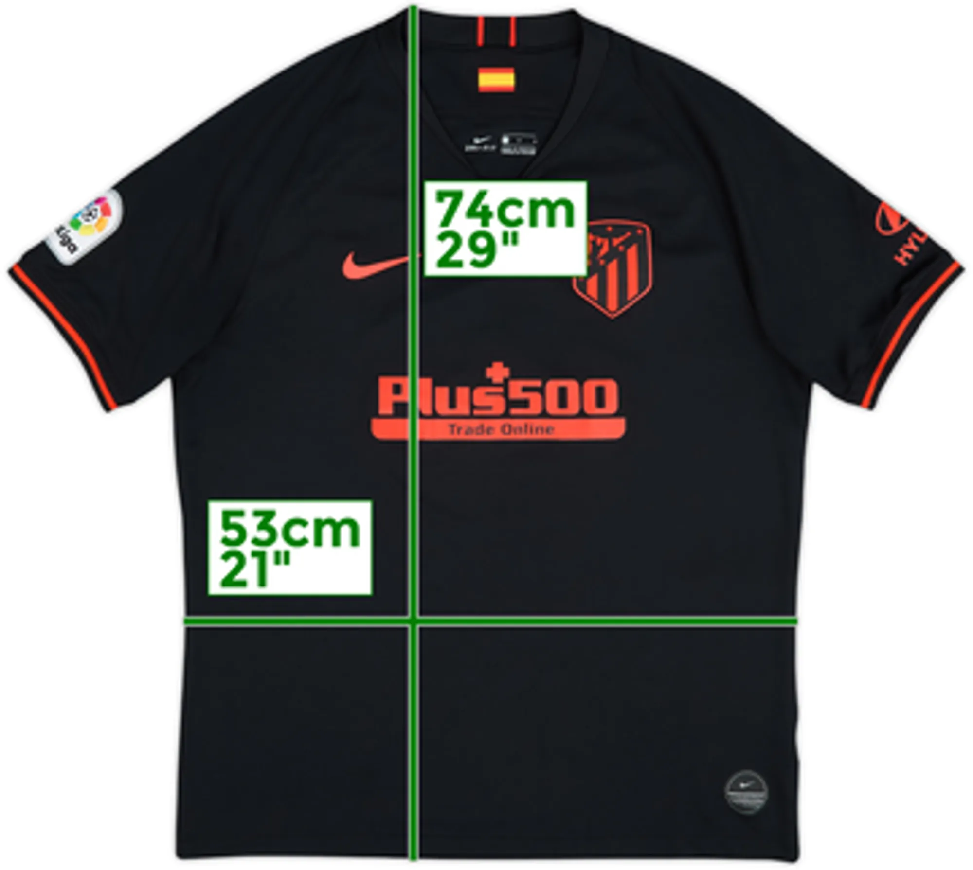 2019-20 Atletico Madrid Away Shirt - 10/10 - (L)