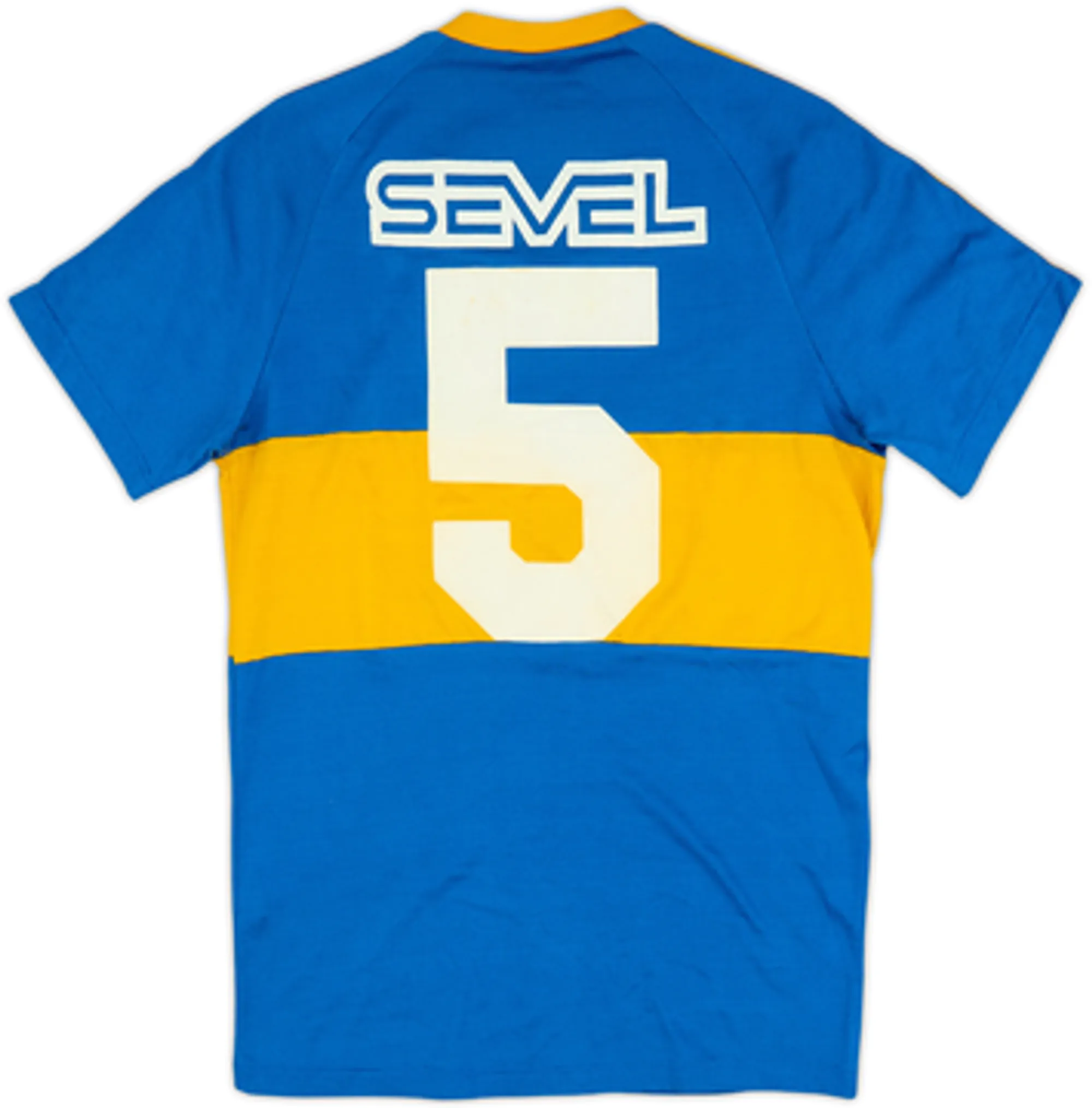 1991-92 Boca Juniors Home Shirt #5 - 8/10 - (L)