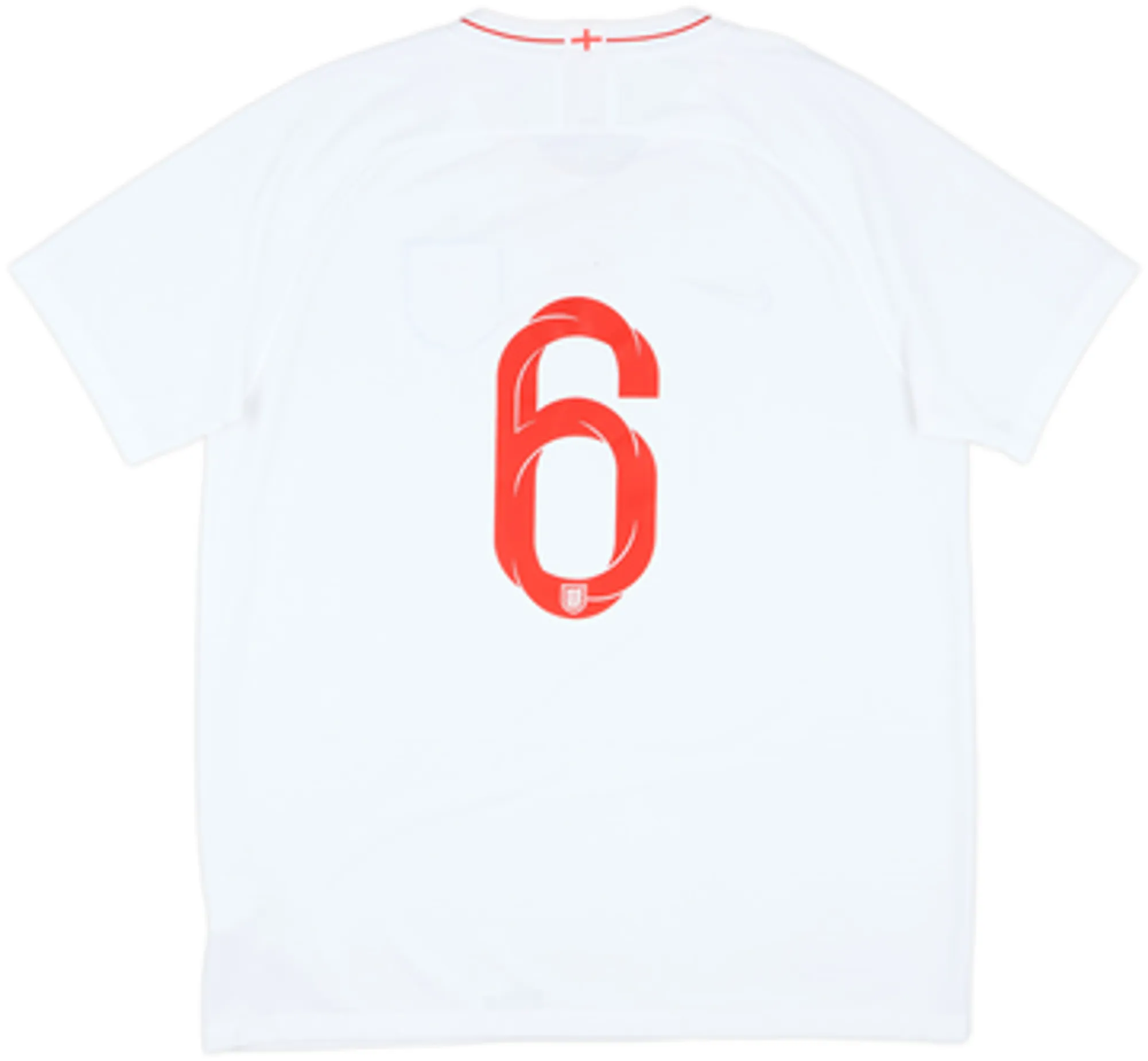 2018-19 England Home Shirt #6 - 8/10 - (XL)