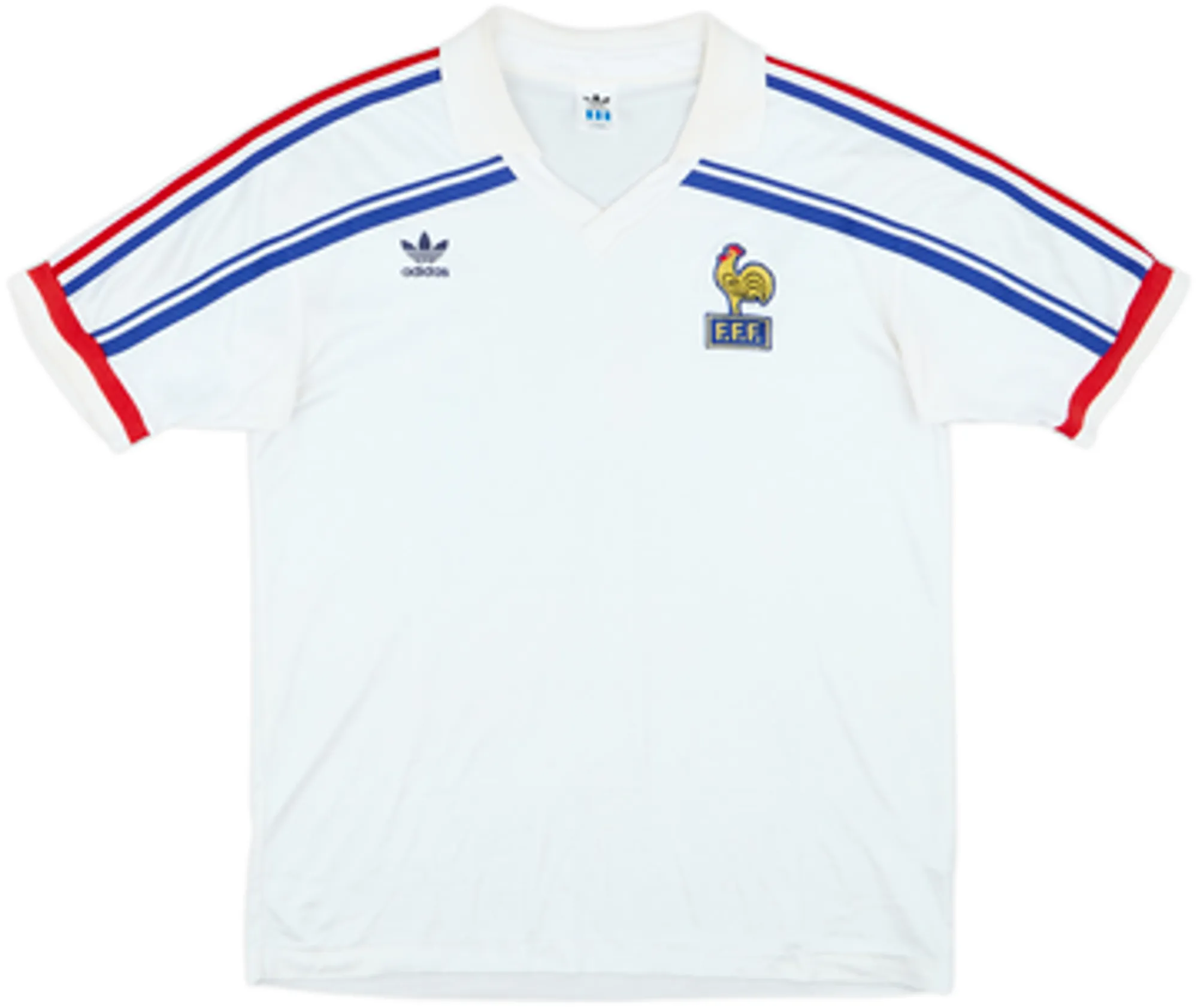 1986-88 France Away Shirt #10 (Platini) - 8/10 - (L)