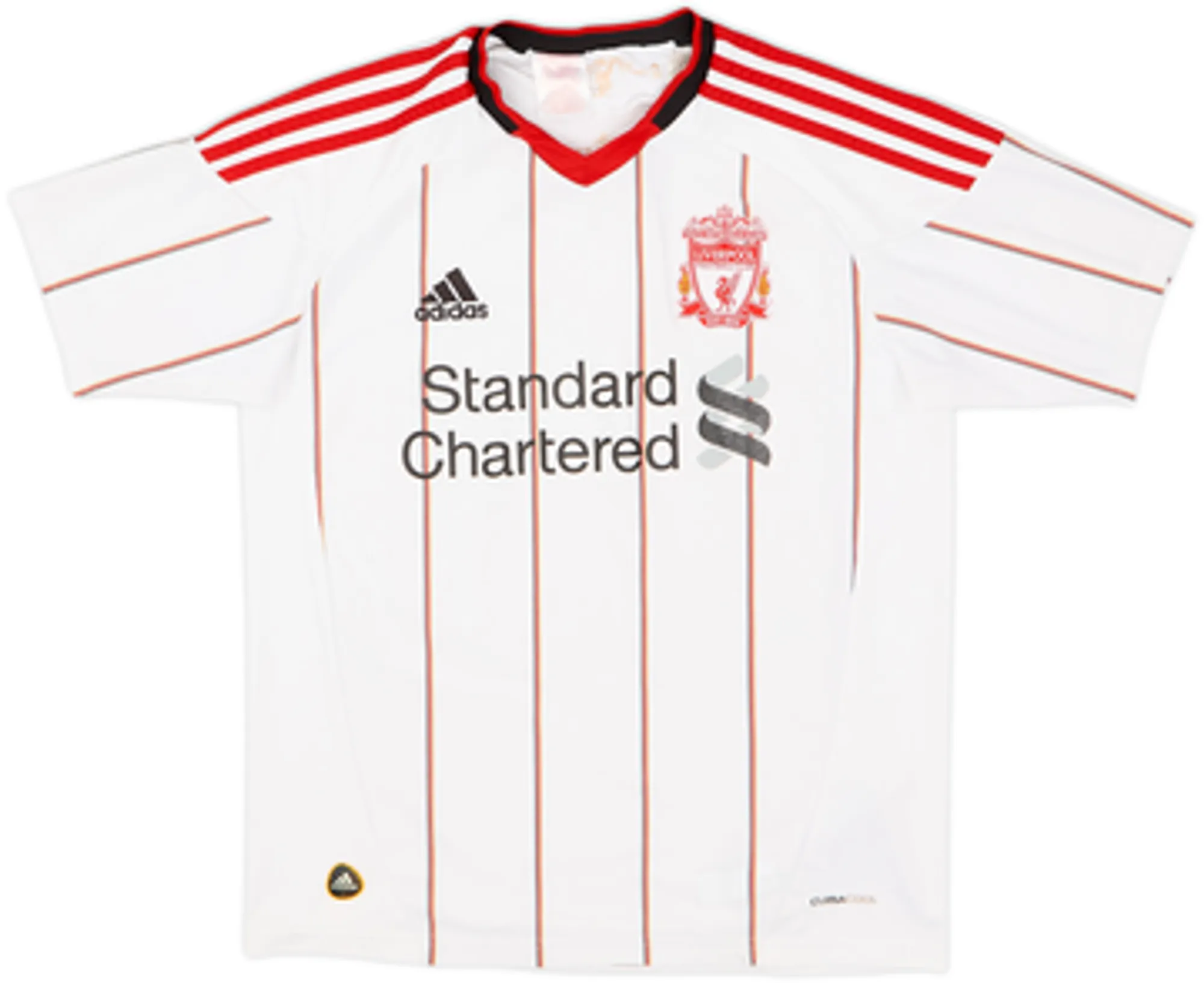 2010-11 Liverpool Away Shirt Poulsen #28 - 6/10 - (L.Boys)