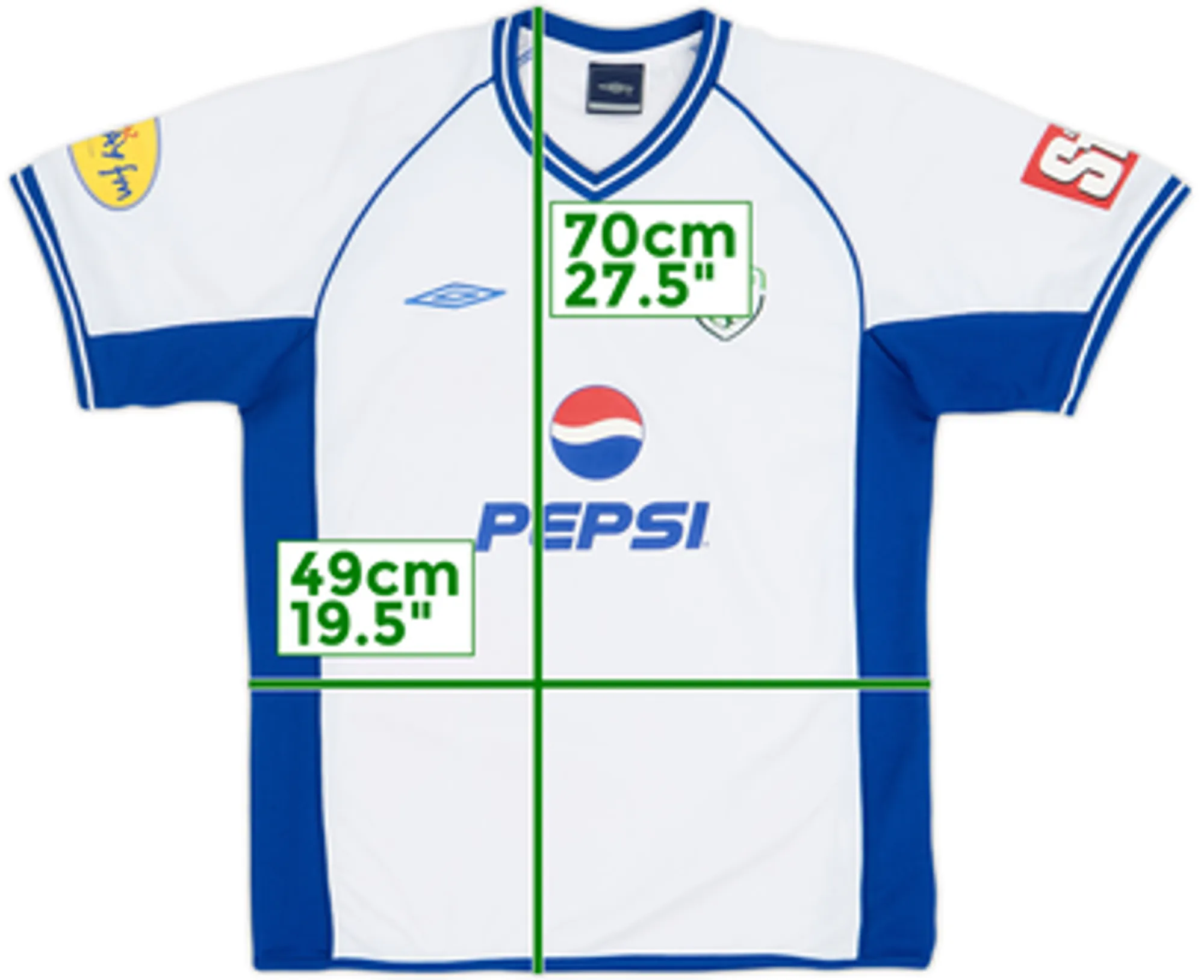 2006-07 Ireland 'F.A.I. Pepsi Summer School' Umbro Training Shirt - 6/10 - (XL.Boys)