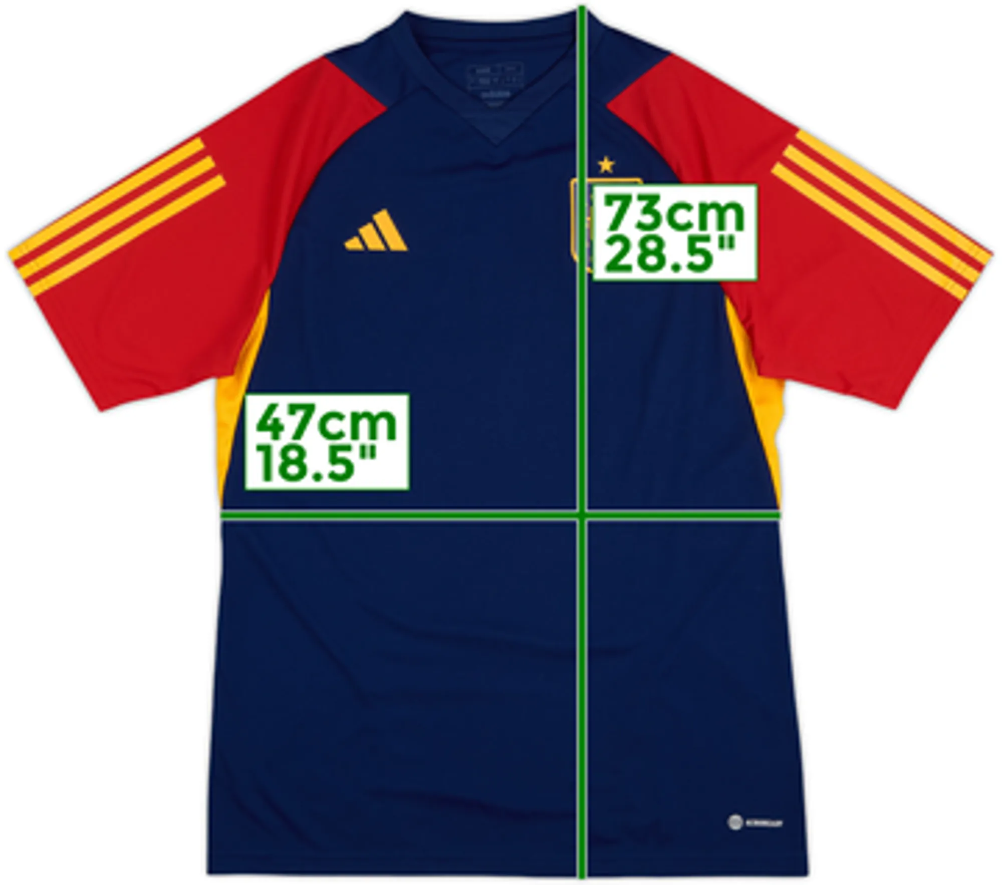 2022-23 Spain adidas Training Shirt - 9/10 - (M)