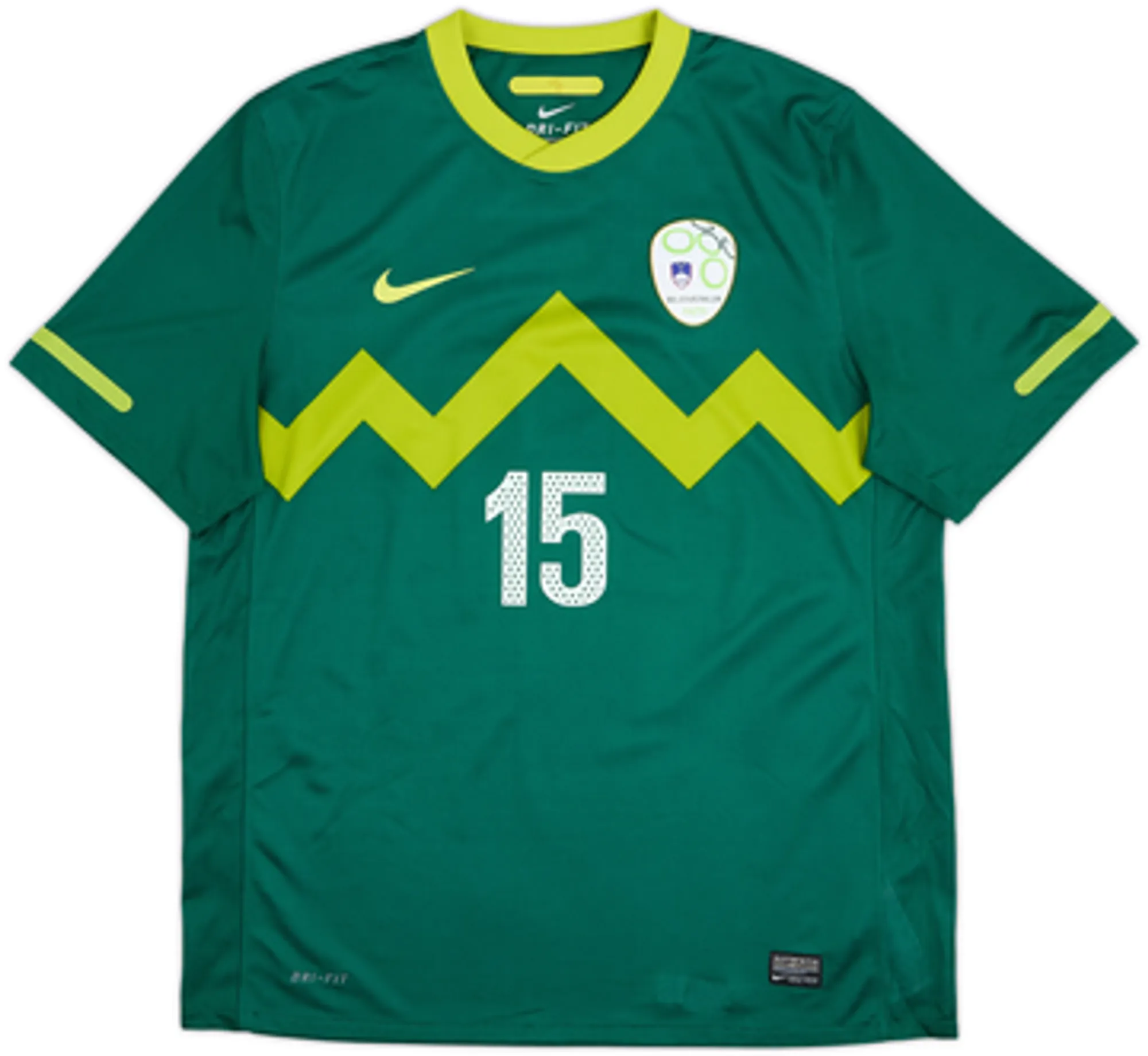 2010-11 Slovenia Away Shirt Krhin #15 - 8/10 - (L)