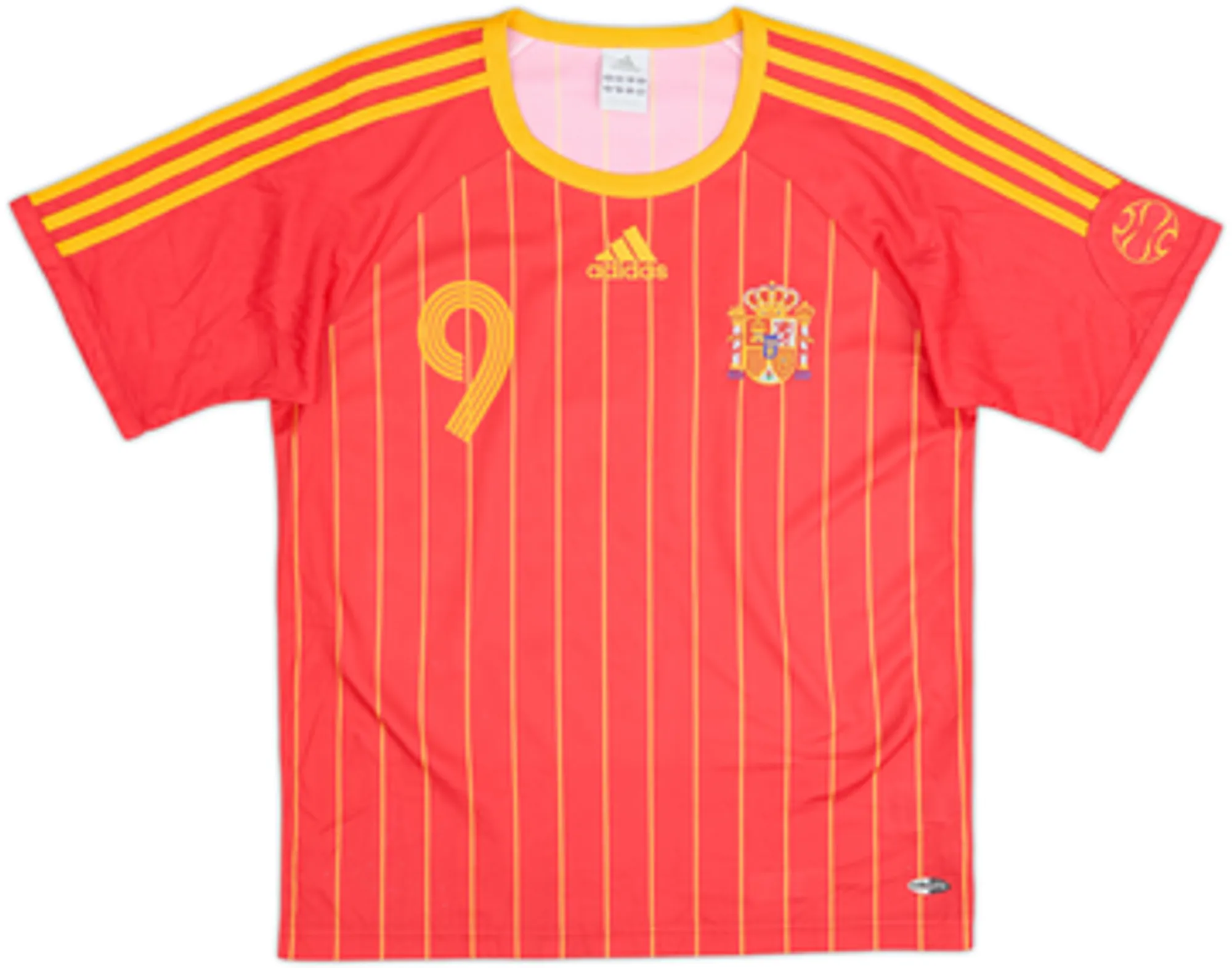 2006-08 Spain Basic Home Shirt F.Torres #9EL