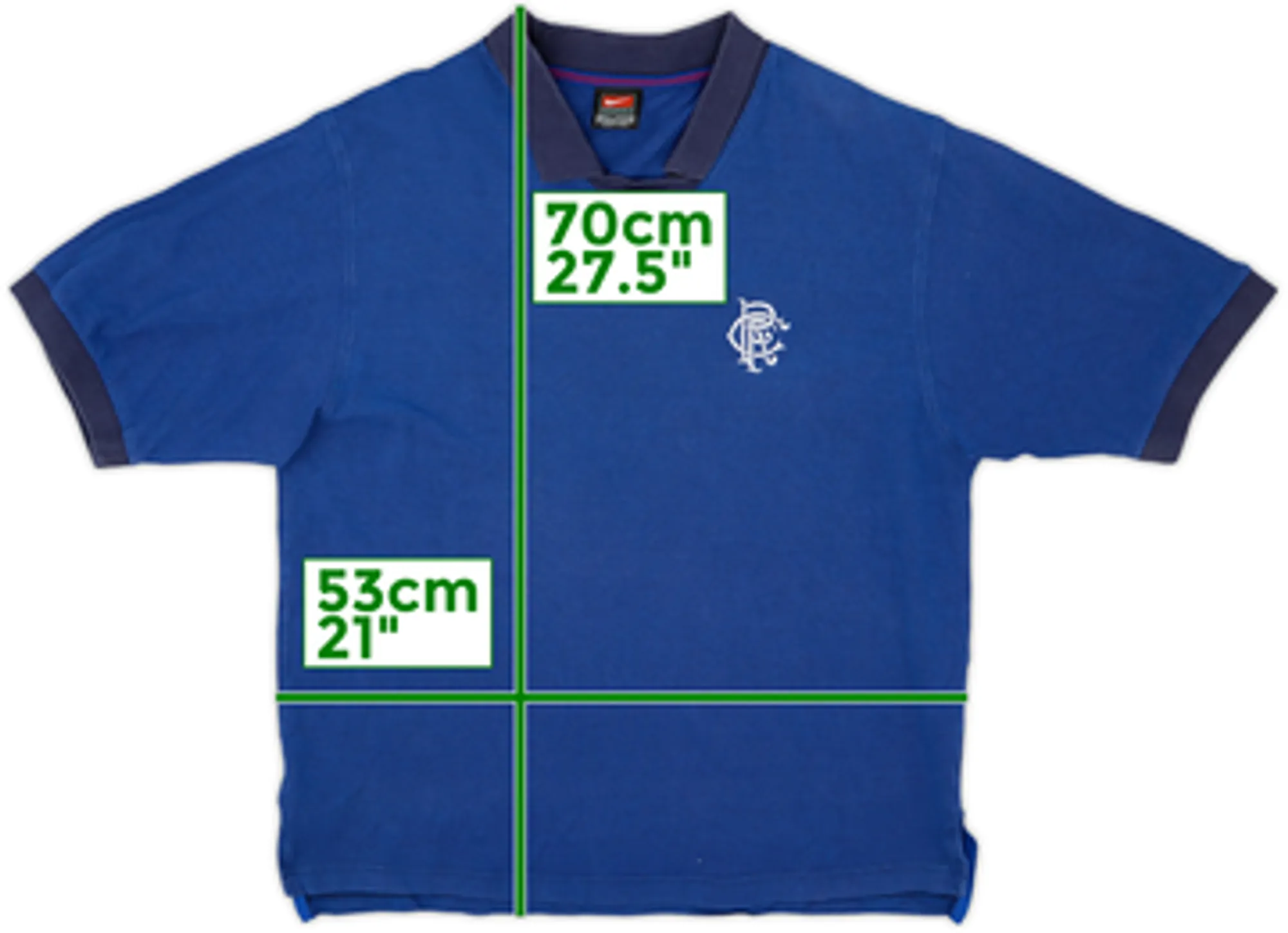 1999-00 Rangers Nike Polo Shirt - 6/10 - (L)