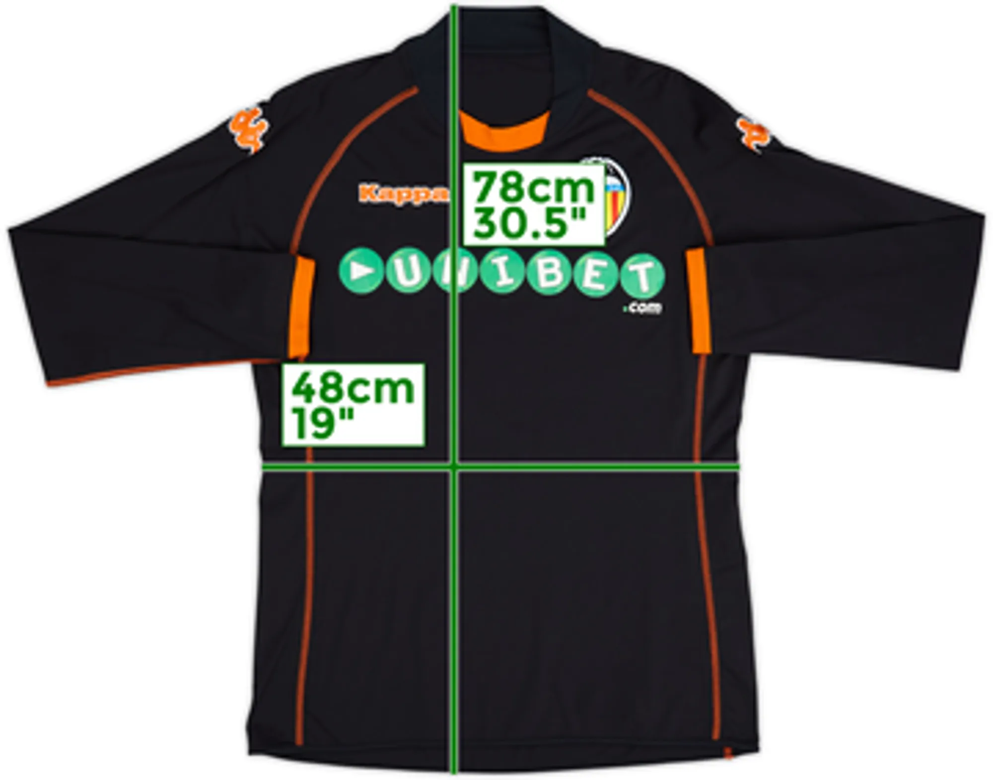 2009-10 Valencia Away L/S Shirt - 10/10 - (XL)