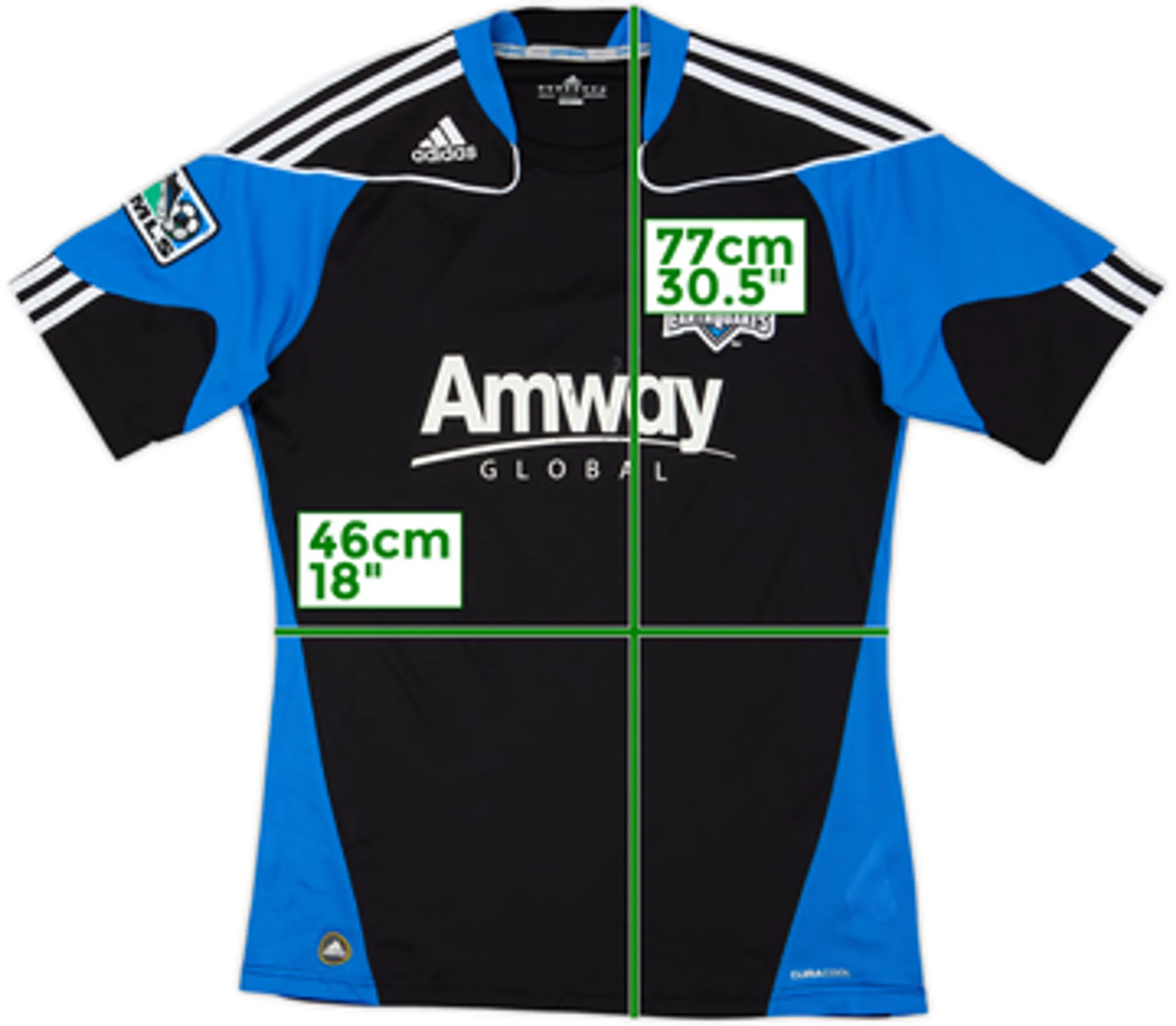 2010-11 San Jose Earthquakes Home Shirt - 7/10 - (M)