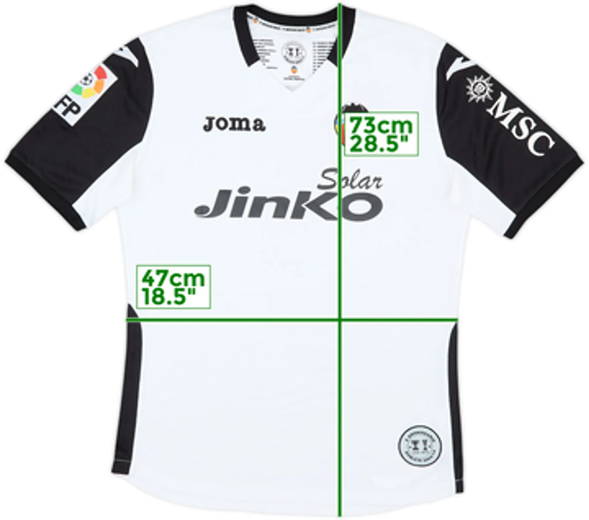 2013-14 Valencia Special Edition Home Shirt - 8/10 - (S)