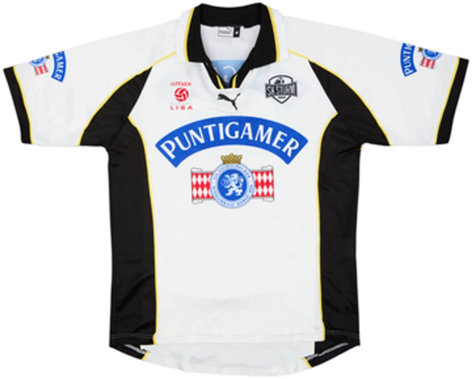 1998-99 Sturm Graz Home Shirt Reinmayr #9 - 6/10 - (M)