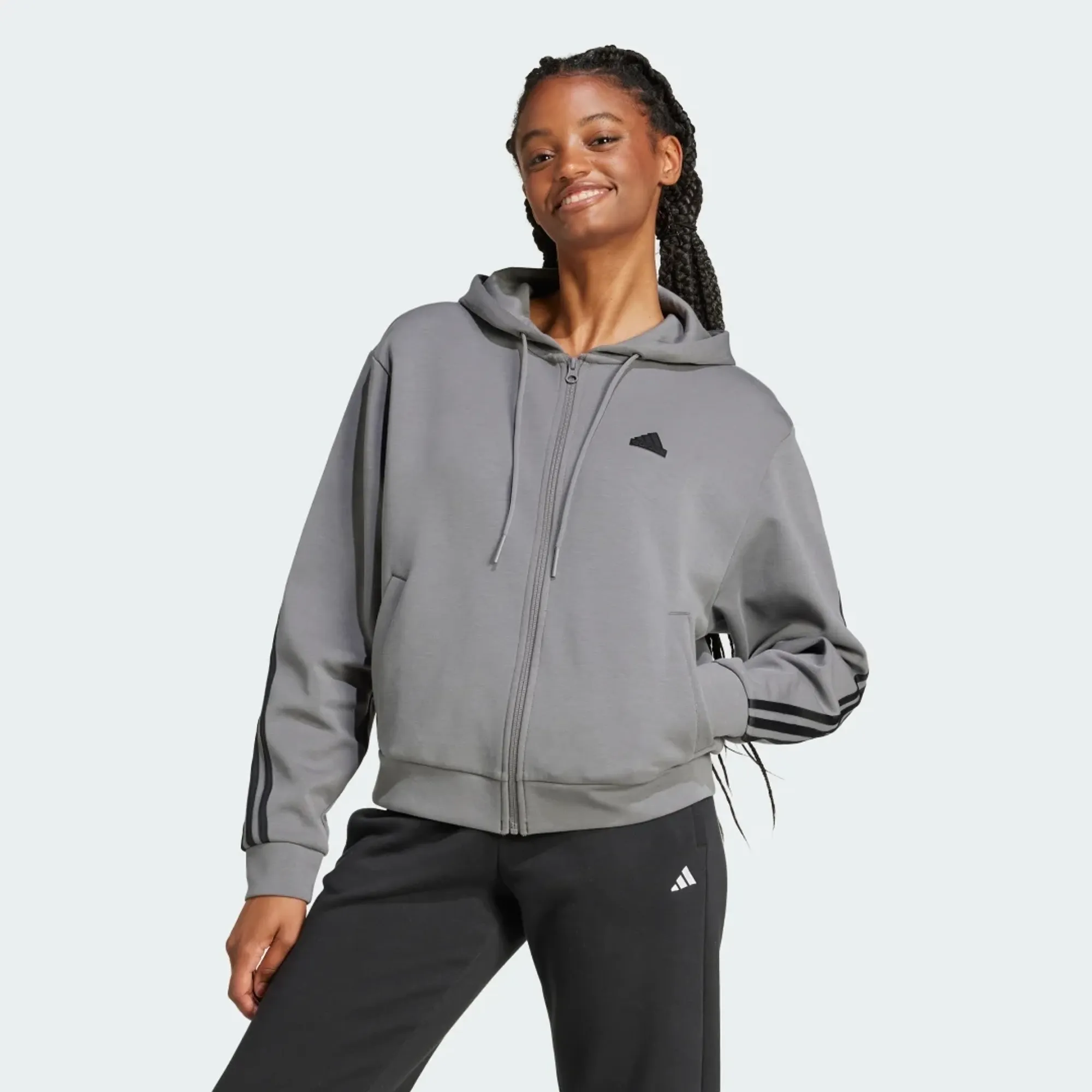 adidas Future Icons 3-Stripes Full Zip Hoodie