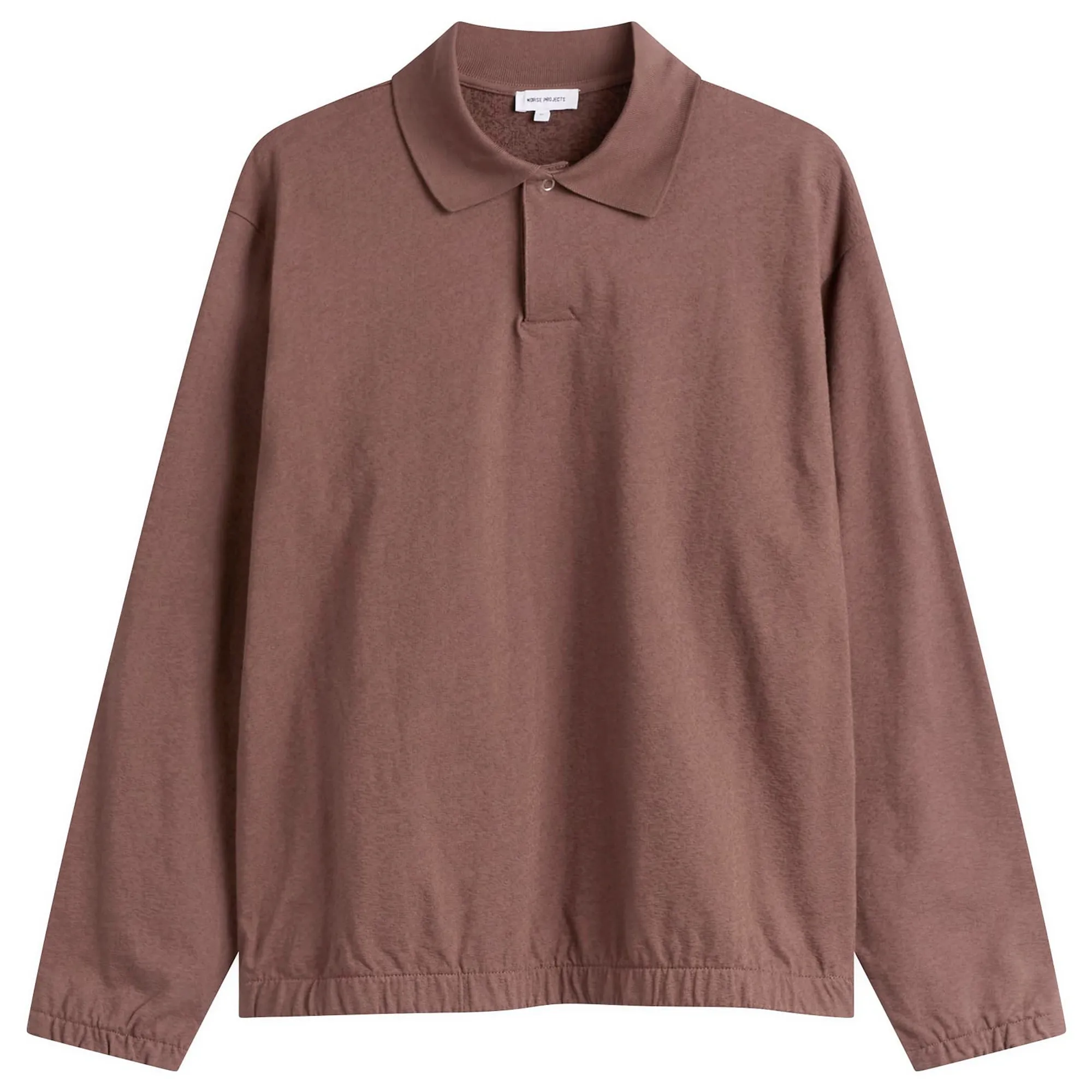 Norse Projects Men's Sylane Relaxed Jersey Polo Peppercorn