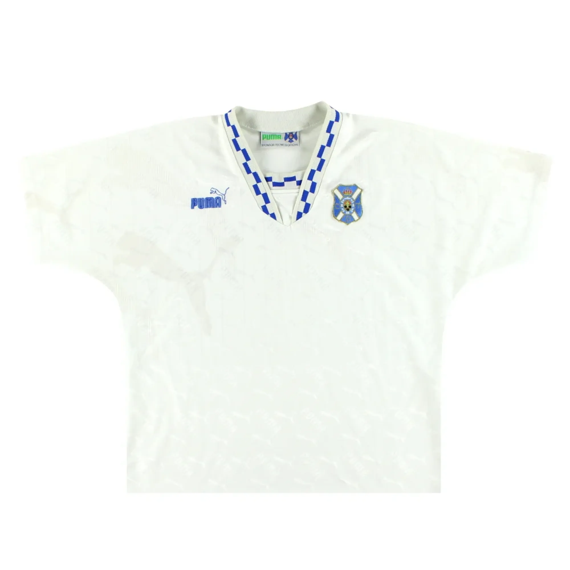 1994-95 Tenerife Puma Home Shirt M - Other Spanish Clubs / Very Good 