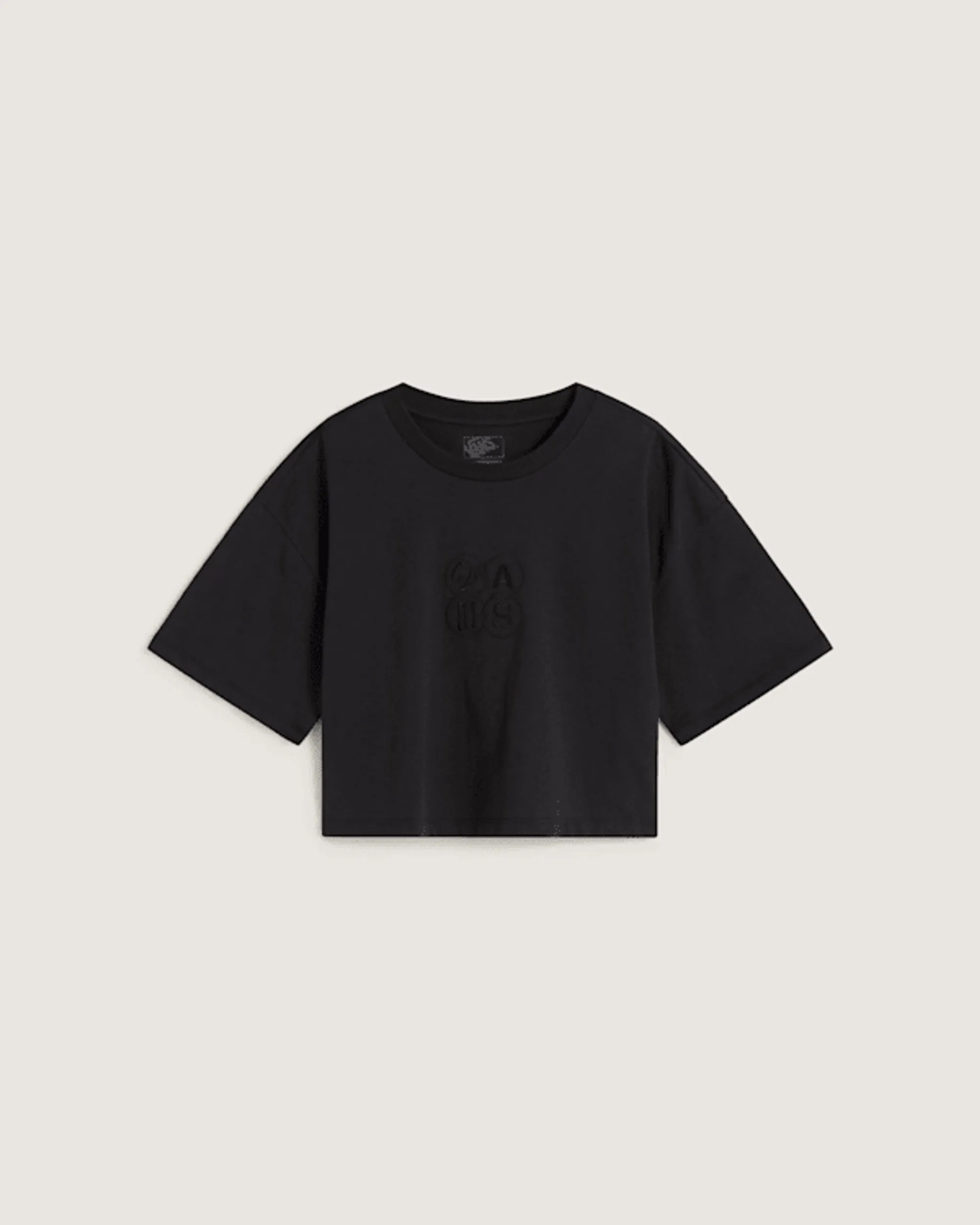 Vans - Ellipse Relax Crop Ss Black, Woman, Black