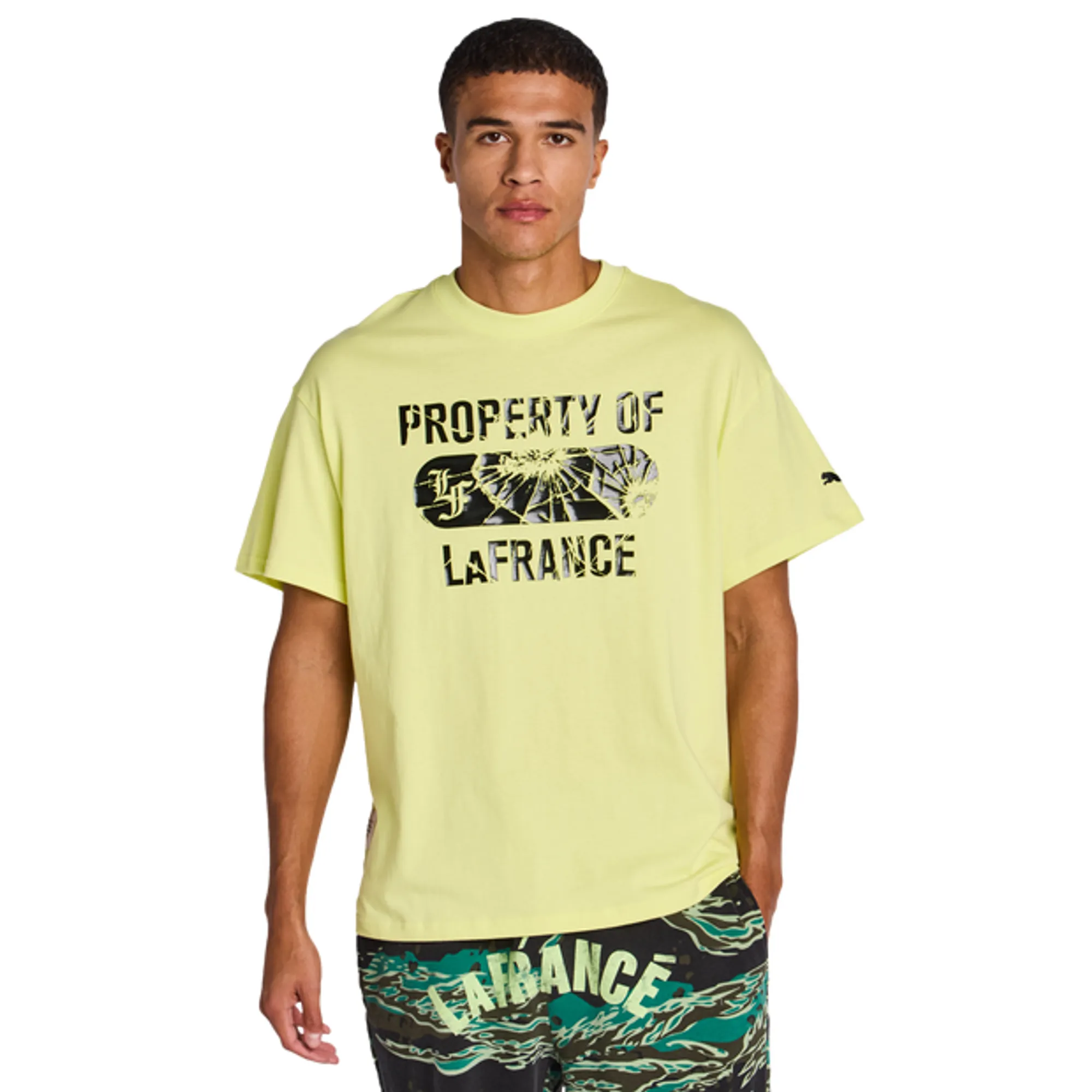 Puma La France Men T-Shirts - Yellow
