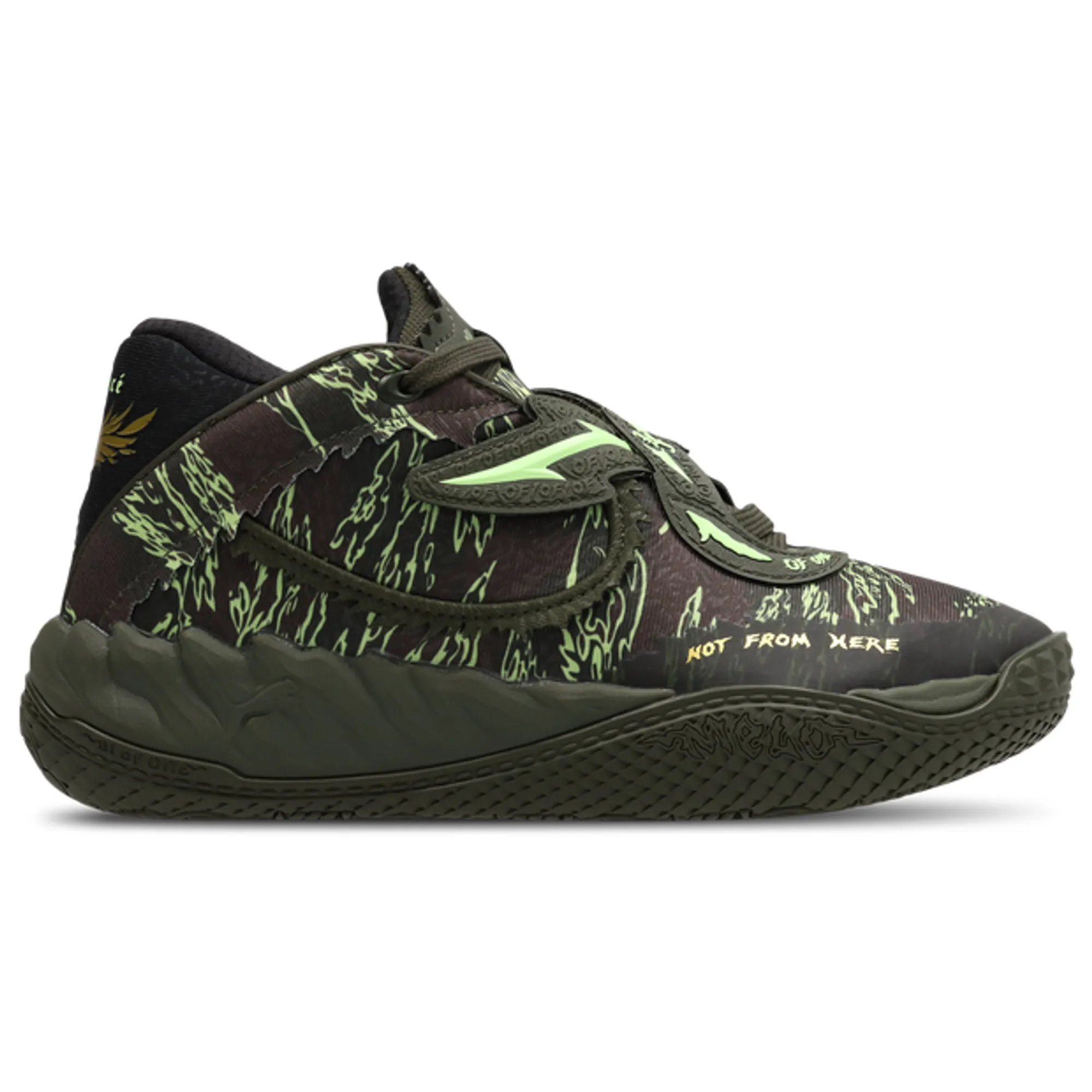 Puma MB.05 Kid's Sneakers - Olive