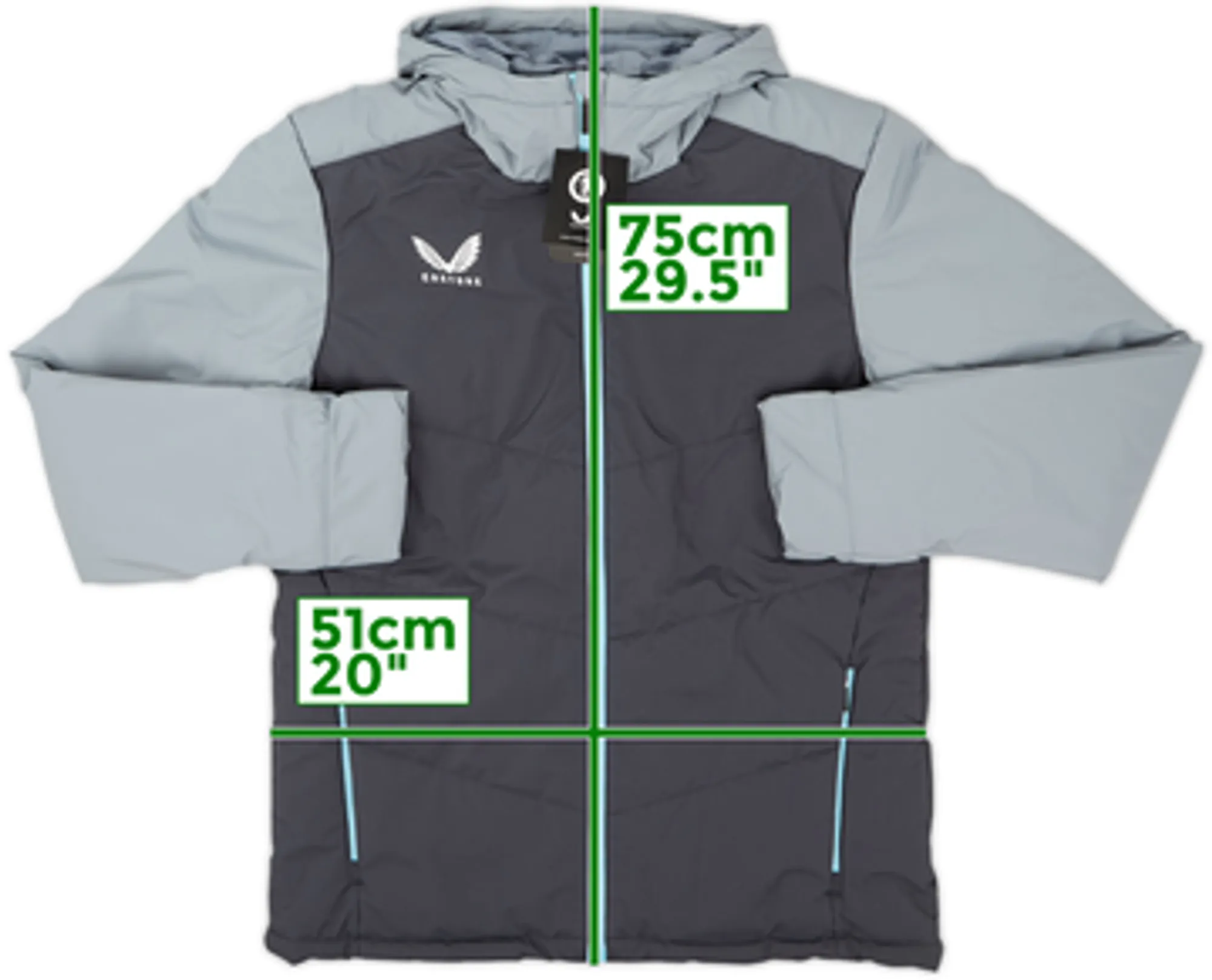 2023-24 Aston Villa Castore Padded Bench Coat (S)