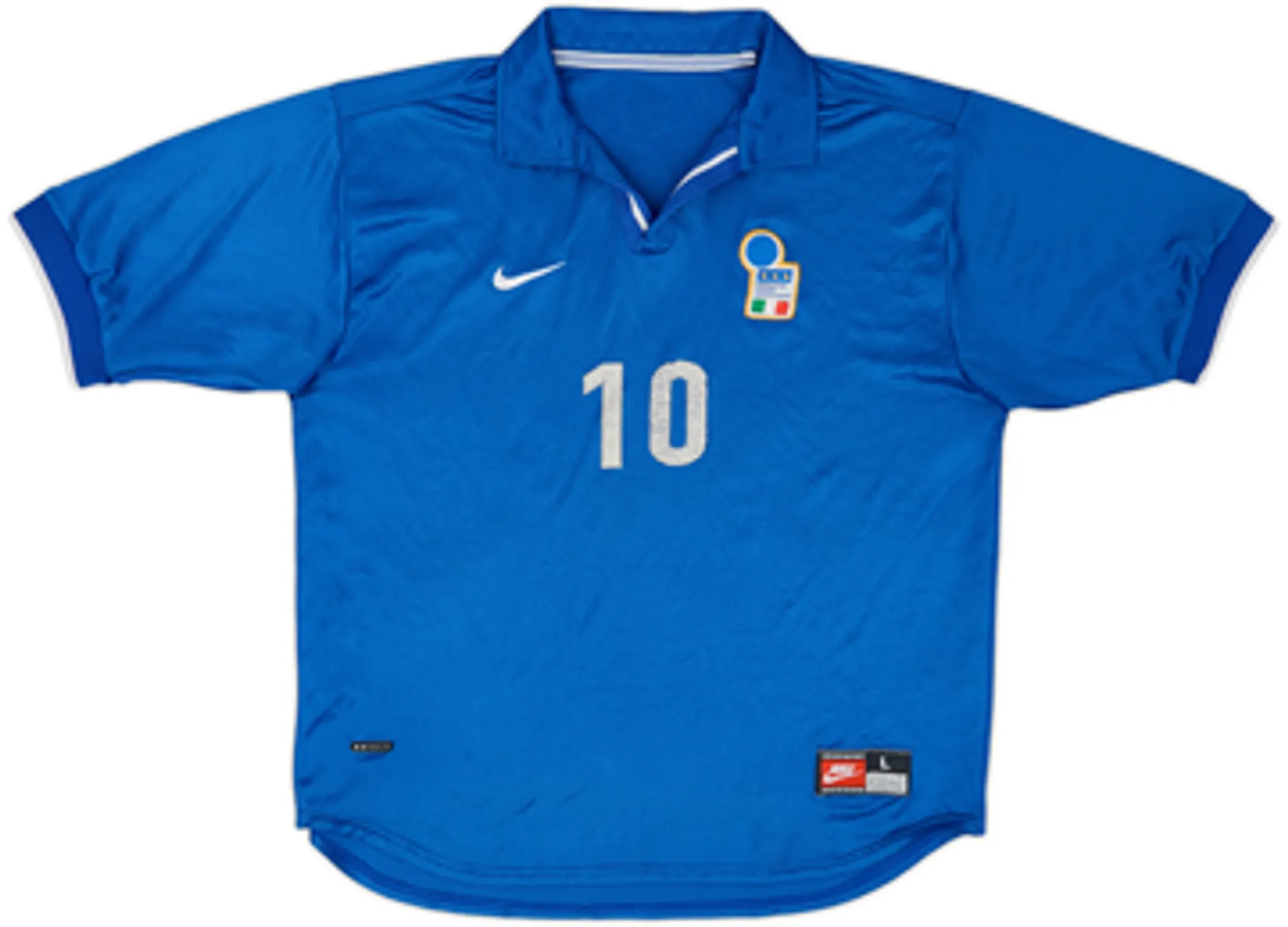 1997-98 Italy Home Shirt Del Piero #10 - 5/10 - (L)