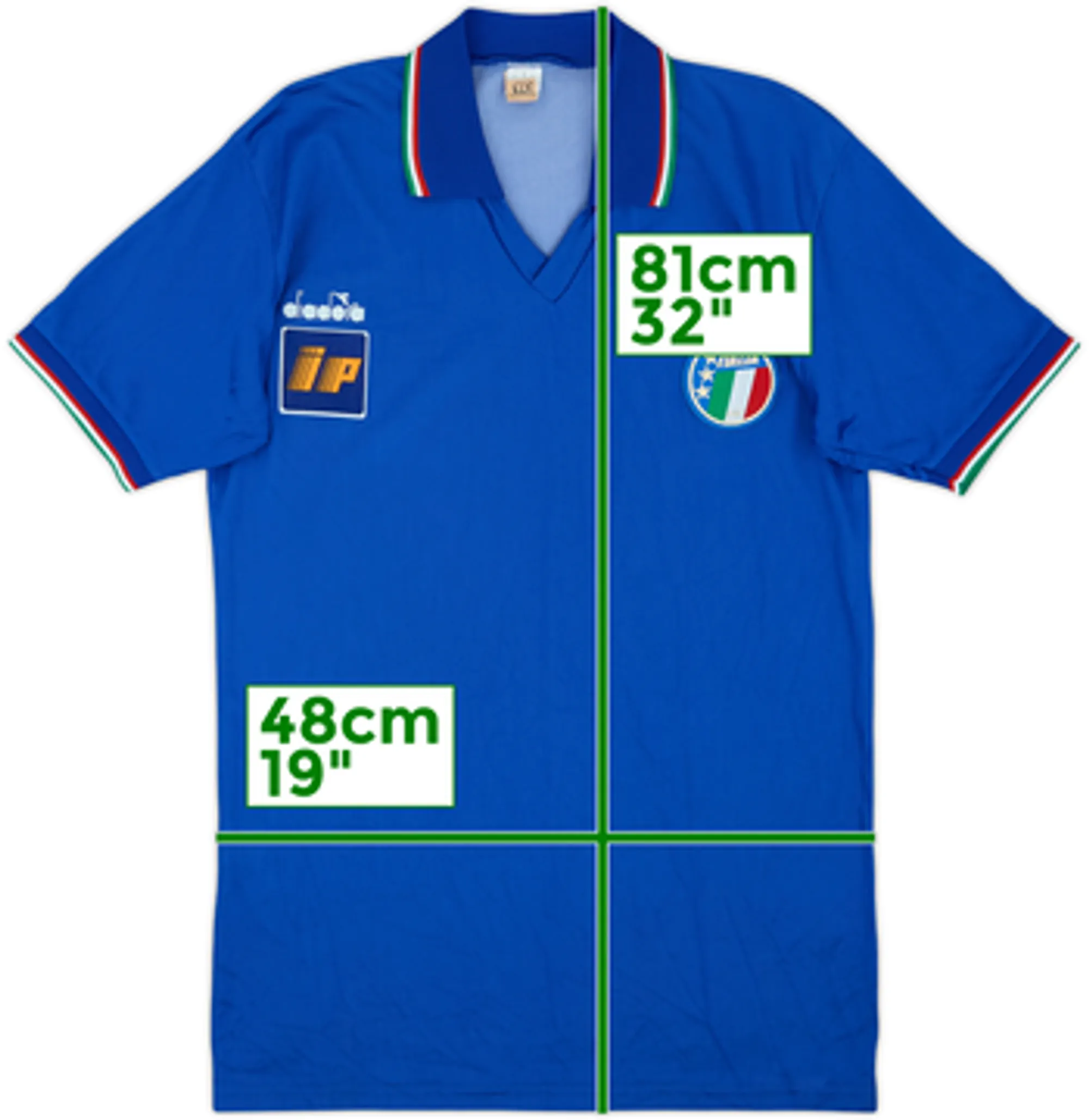 1986-90 Italy Home/Training Shirt - 9/10 - (L)