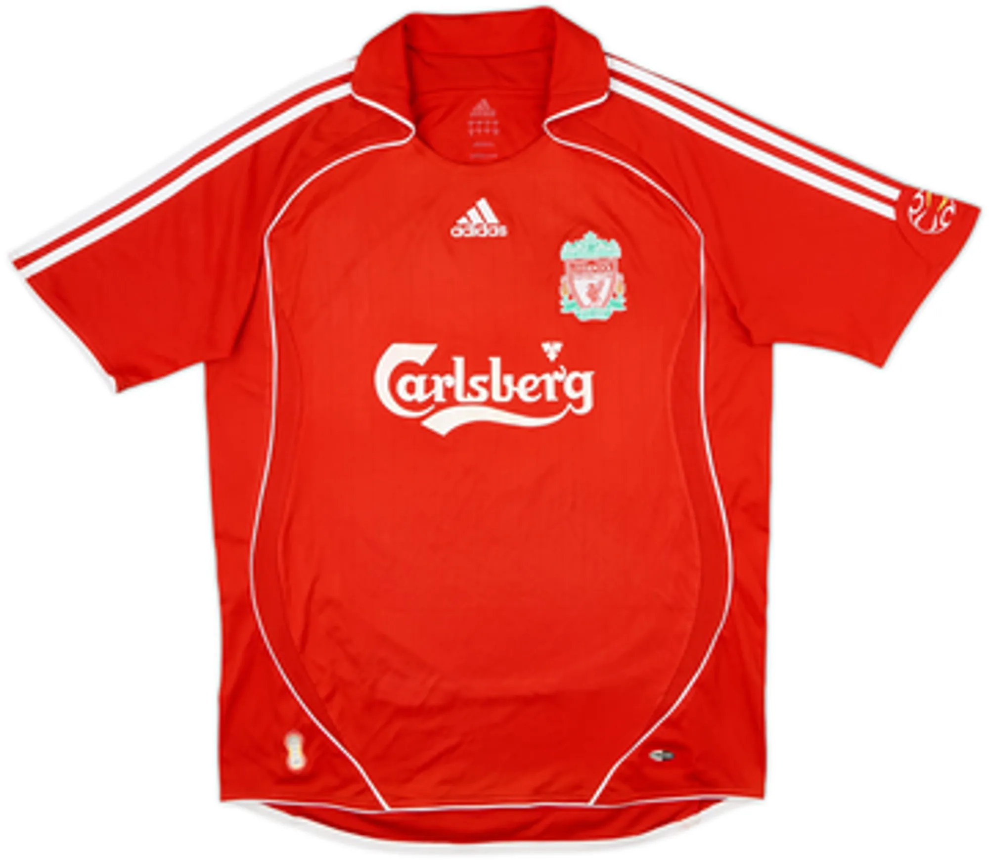 2006-08 Liverpool Home Shirt Agger #5 - 8/10 - (M)