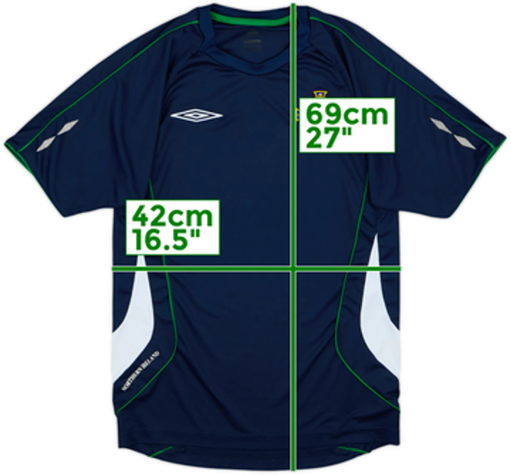 2009-10 Northern Ireland Umbro Training Shirt - 9/10 - (XL.Boys)