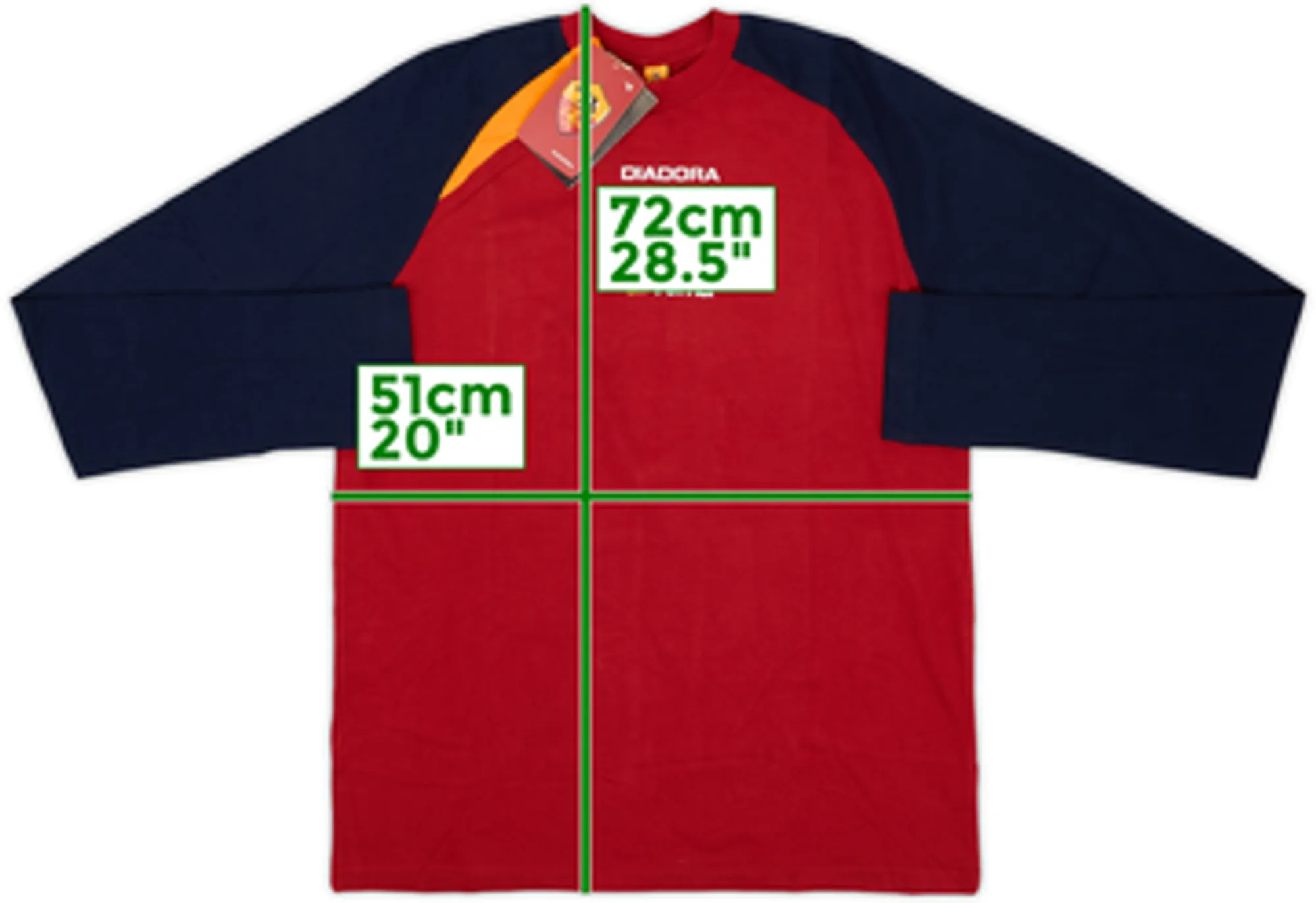 2004-05 Roma Diadora Cotton L/S Tee (XL)