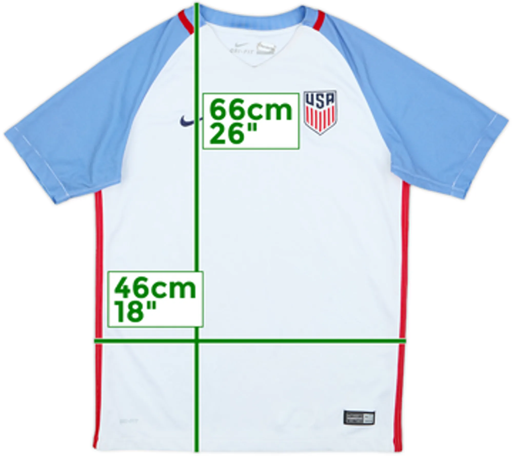 2016-17 USA Home Shirt - 6/10 - (XL.Boys)