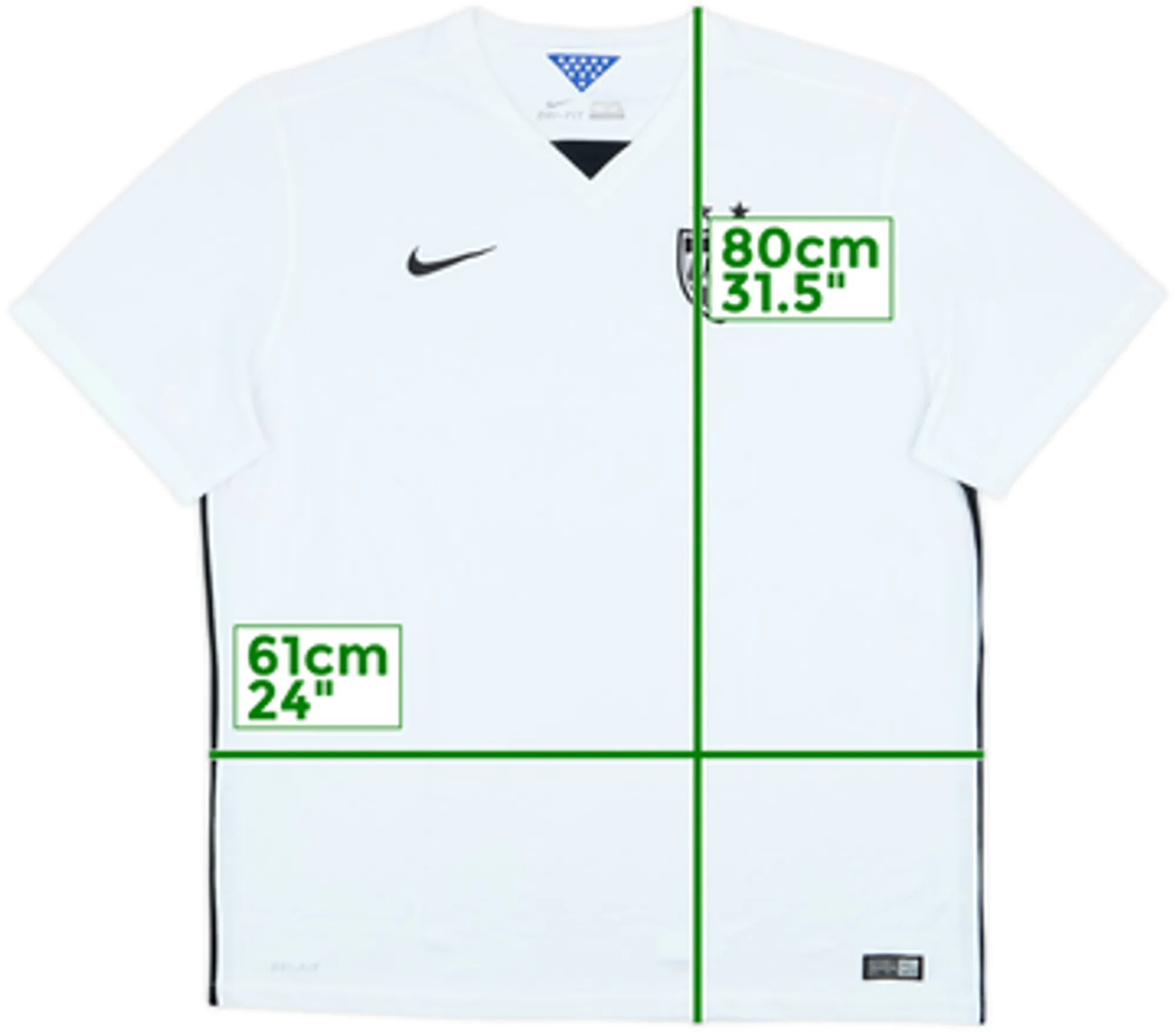 2015-16 USA Women's Home Shirt - 8/10 - (Men's XXL)