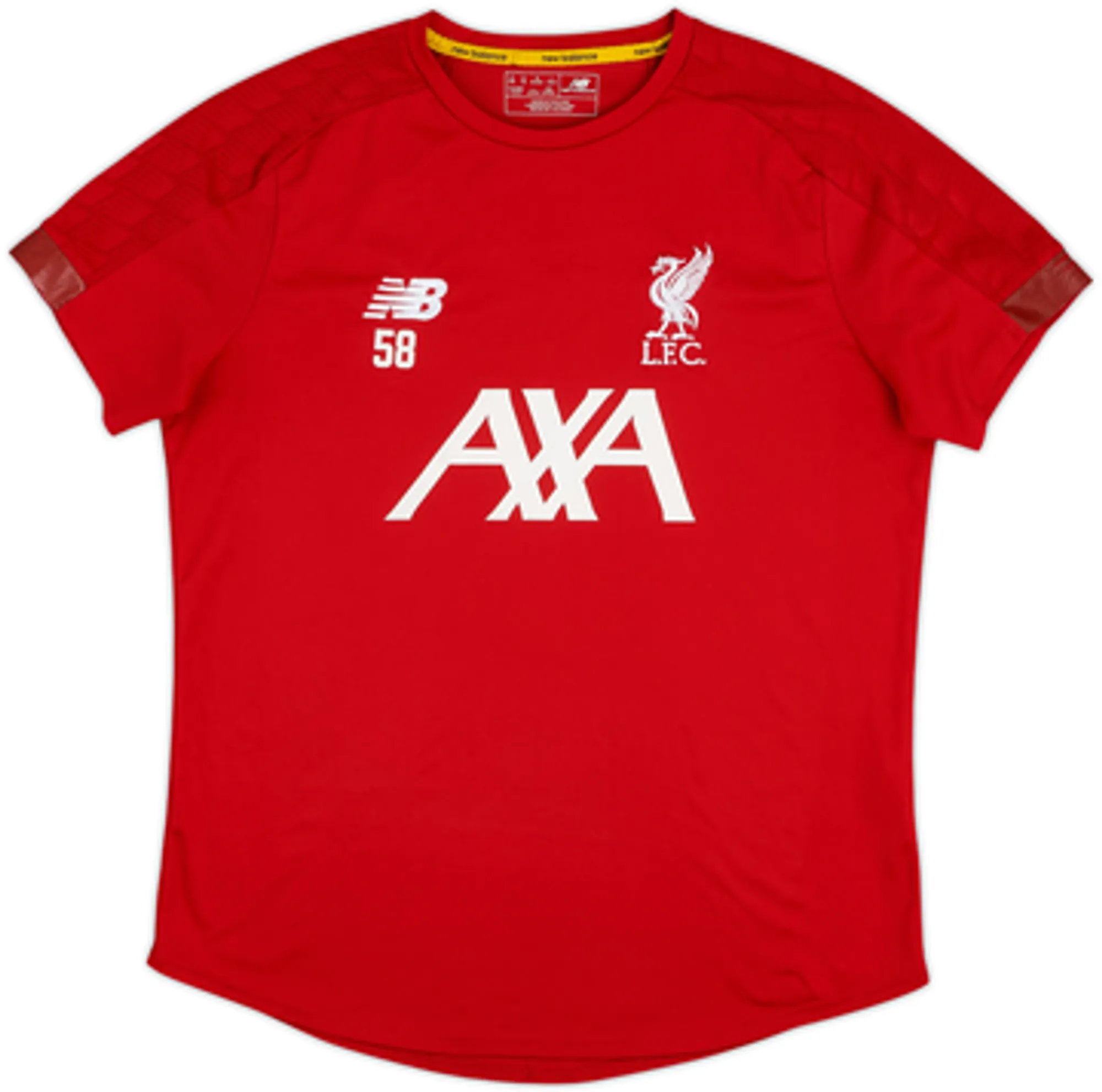 2019-20 Liverpool New Balance Player Issue Training Shirt #58 - 10/10 - (M)
