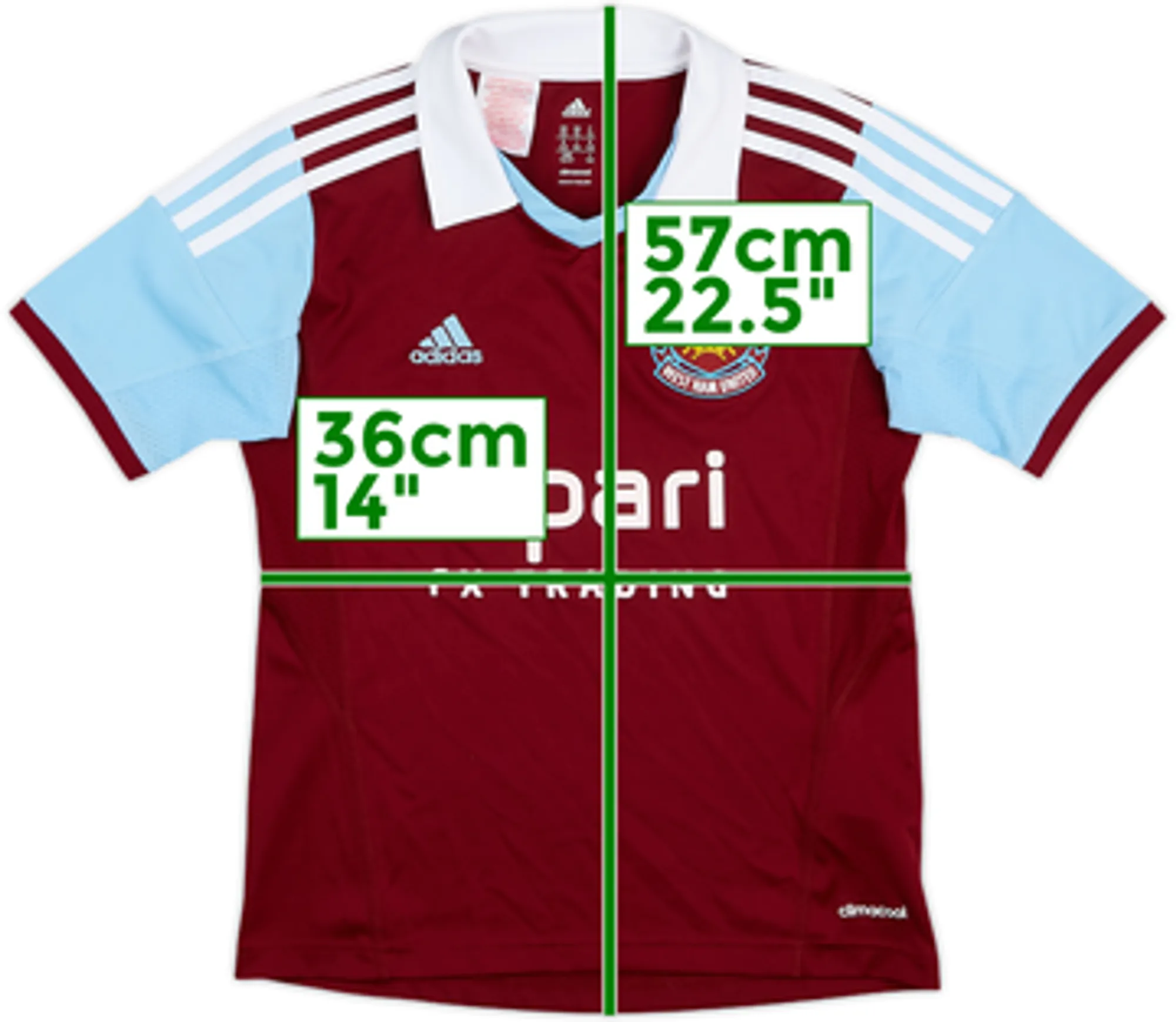 2013-14 West Ham Home Shirt - 10/10 - (M.Boys)