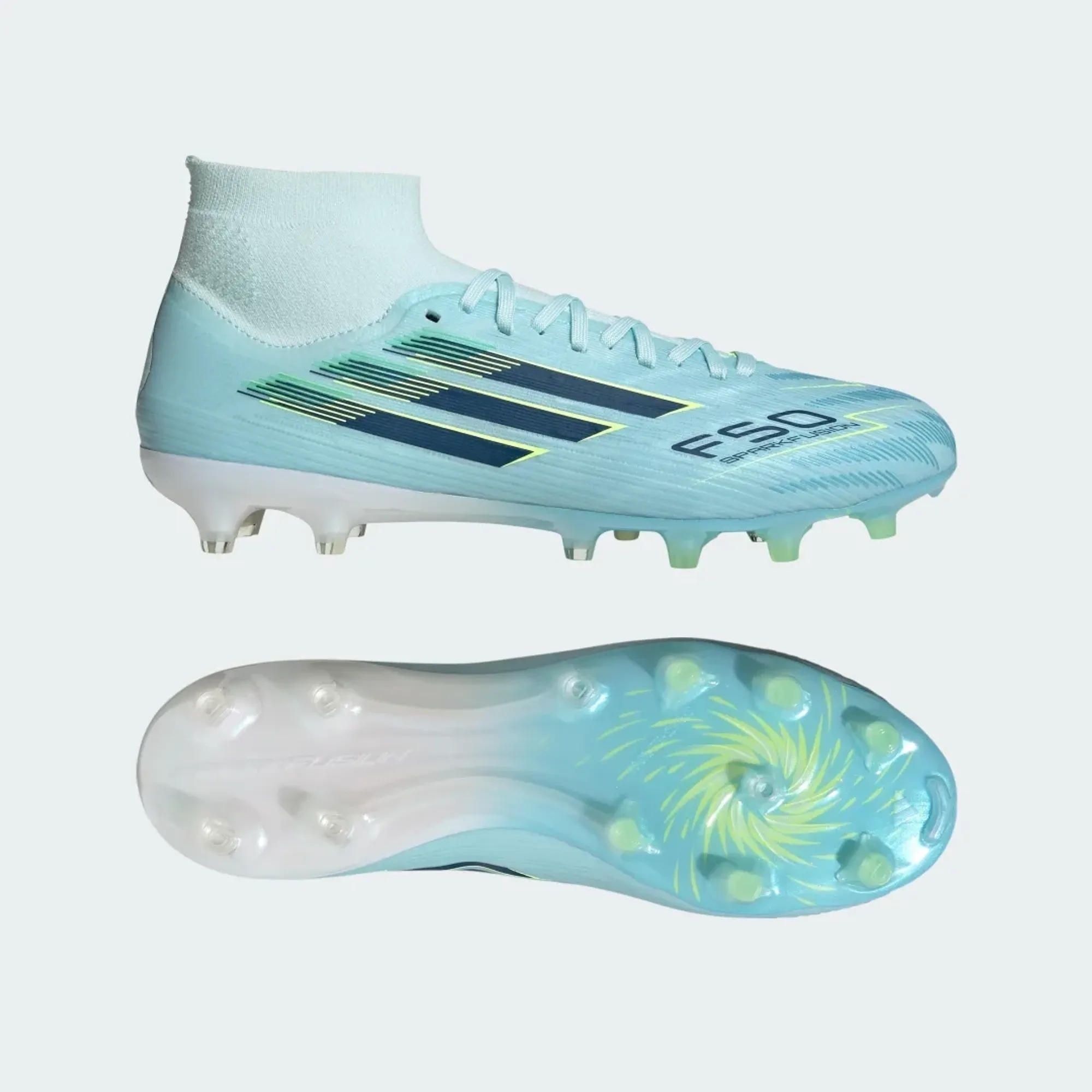 adidas F50 SPARKFUSION PRO Mid Cut Firm Ground / Artificial Ground Football Boots Womens