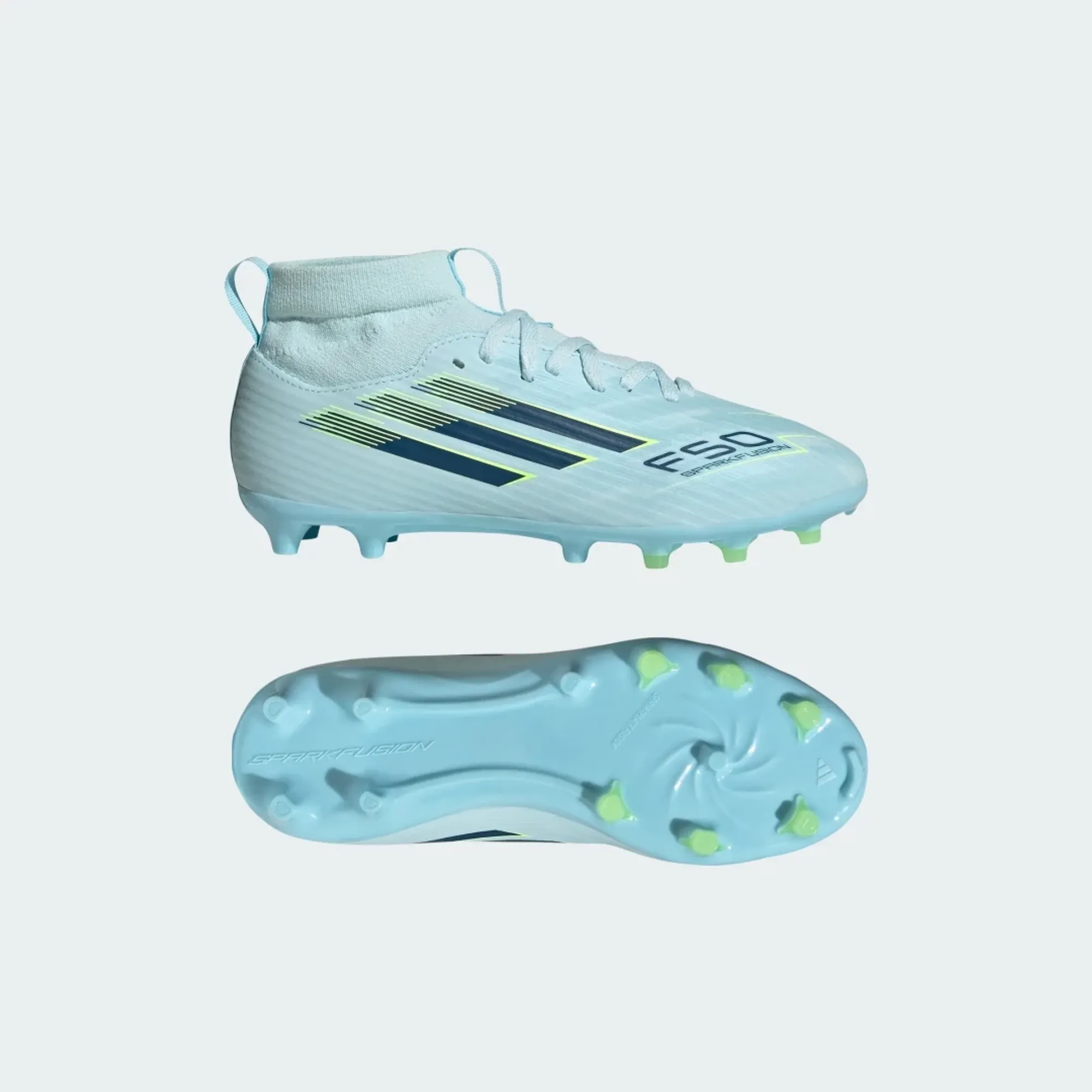 adidas F50 SPARKFUSION LEAGUE Mid Cut Firm Ground / Artificial Ground Football Boots Kids