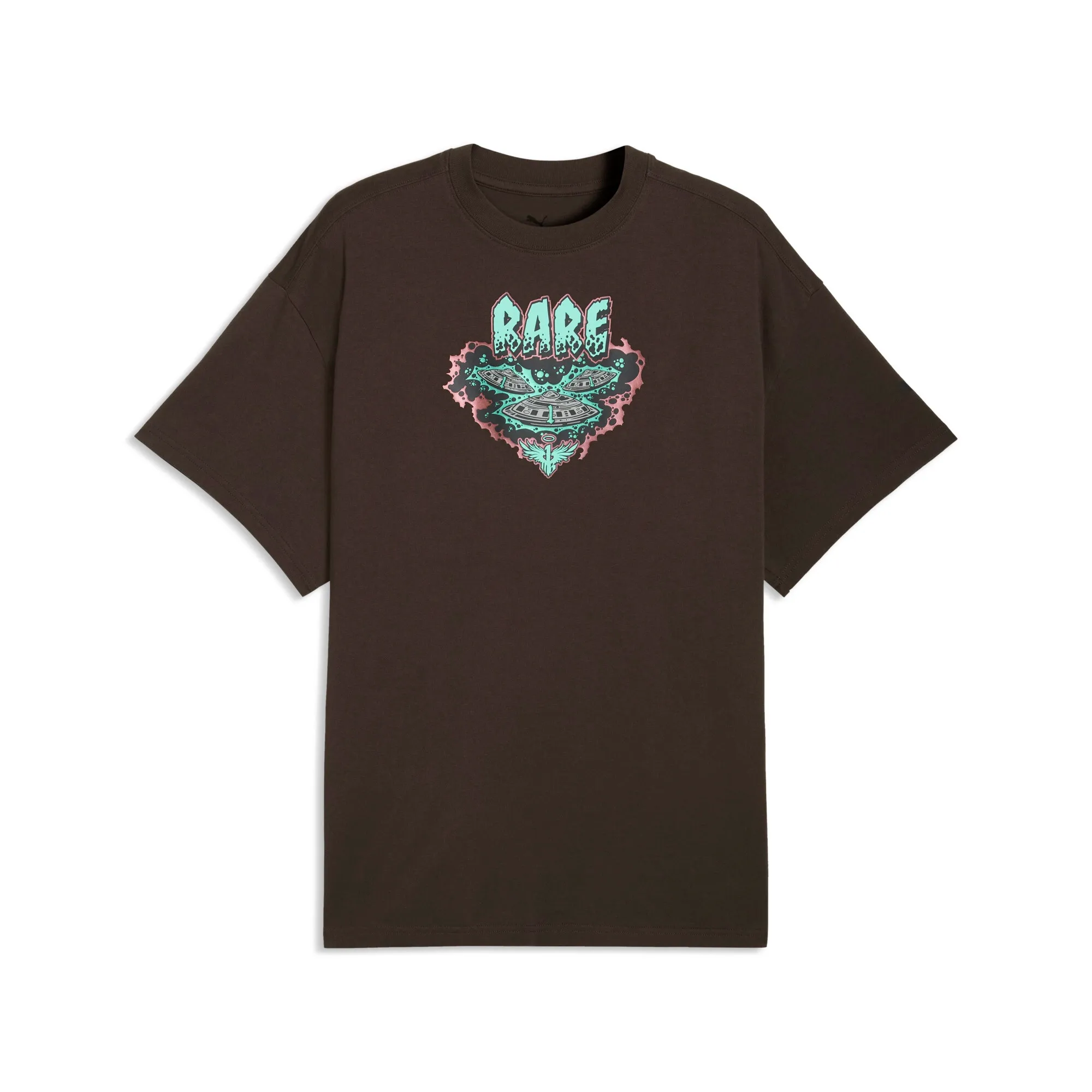 PUMA Melo World Oversized T-Shirt Men in Black | Size Small