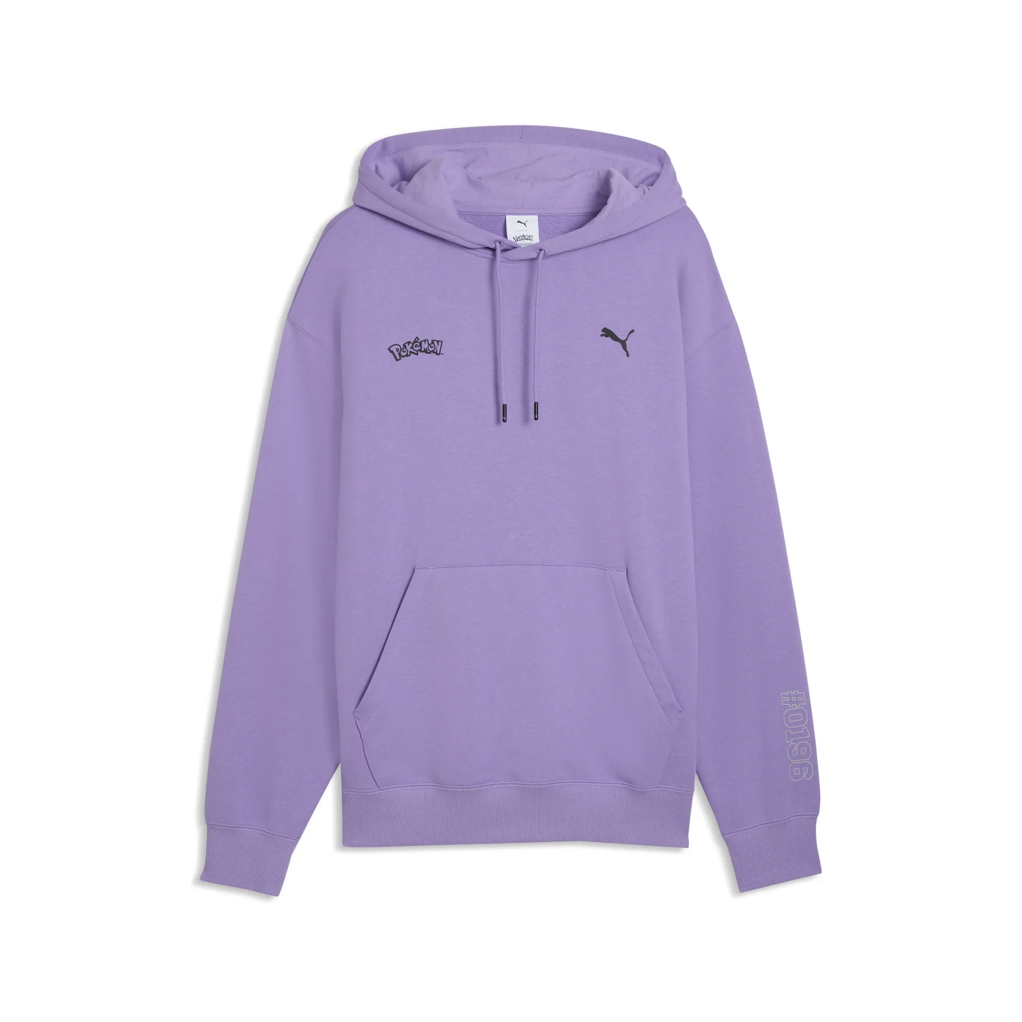 PUMA x POKÃMON Relaxed Graphic Hoodie Men in Purple | Size 2XL