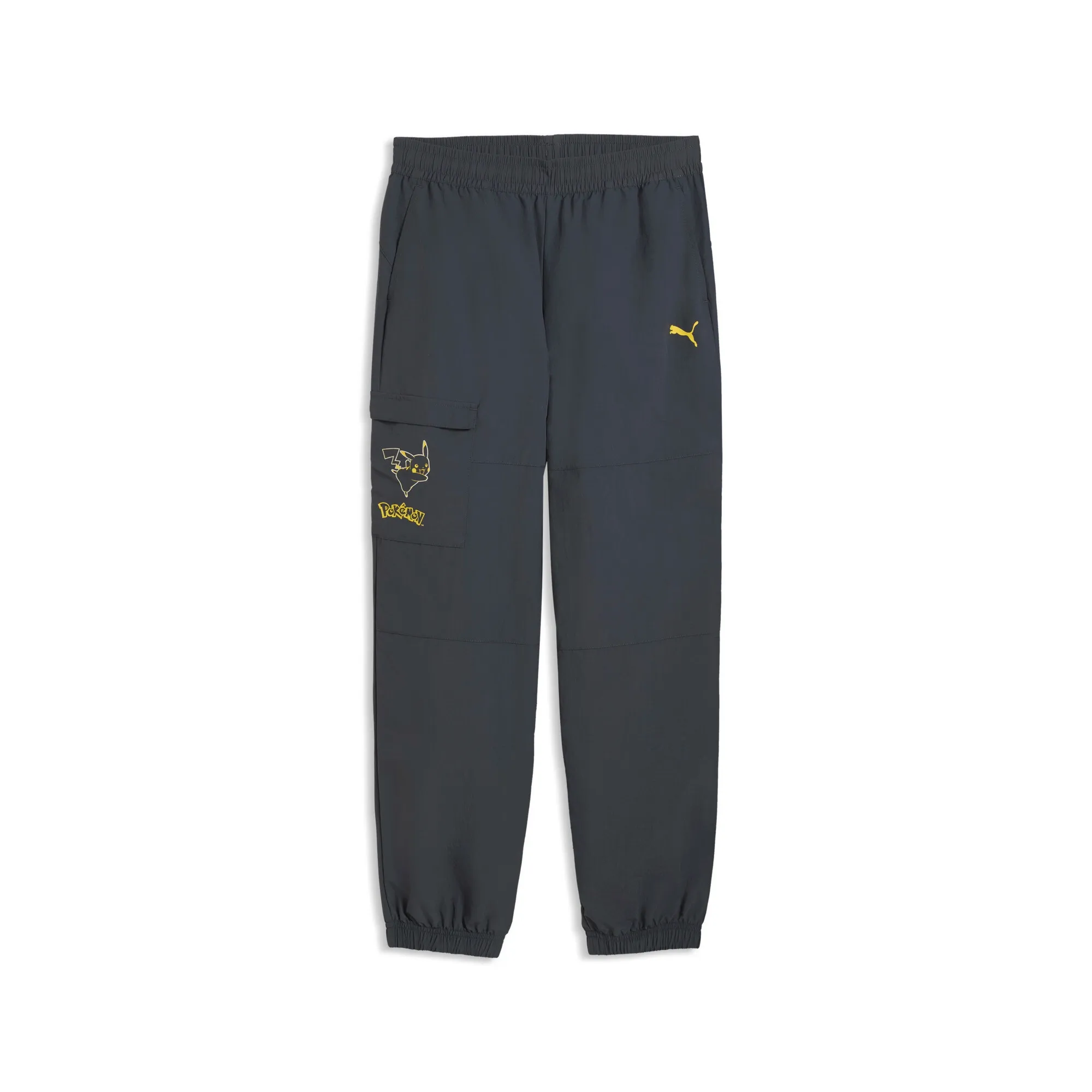 PUMA x POKÃMON Relaxed Cargo Pants Youth in Gray | Size 13-14 Youth